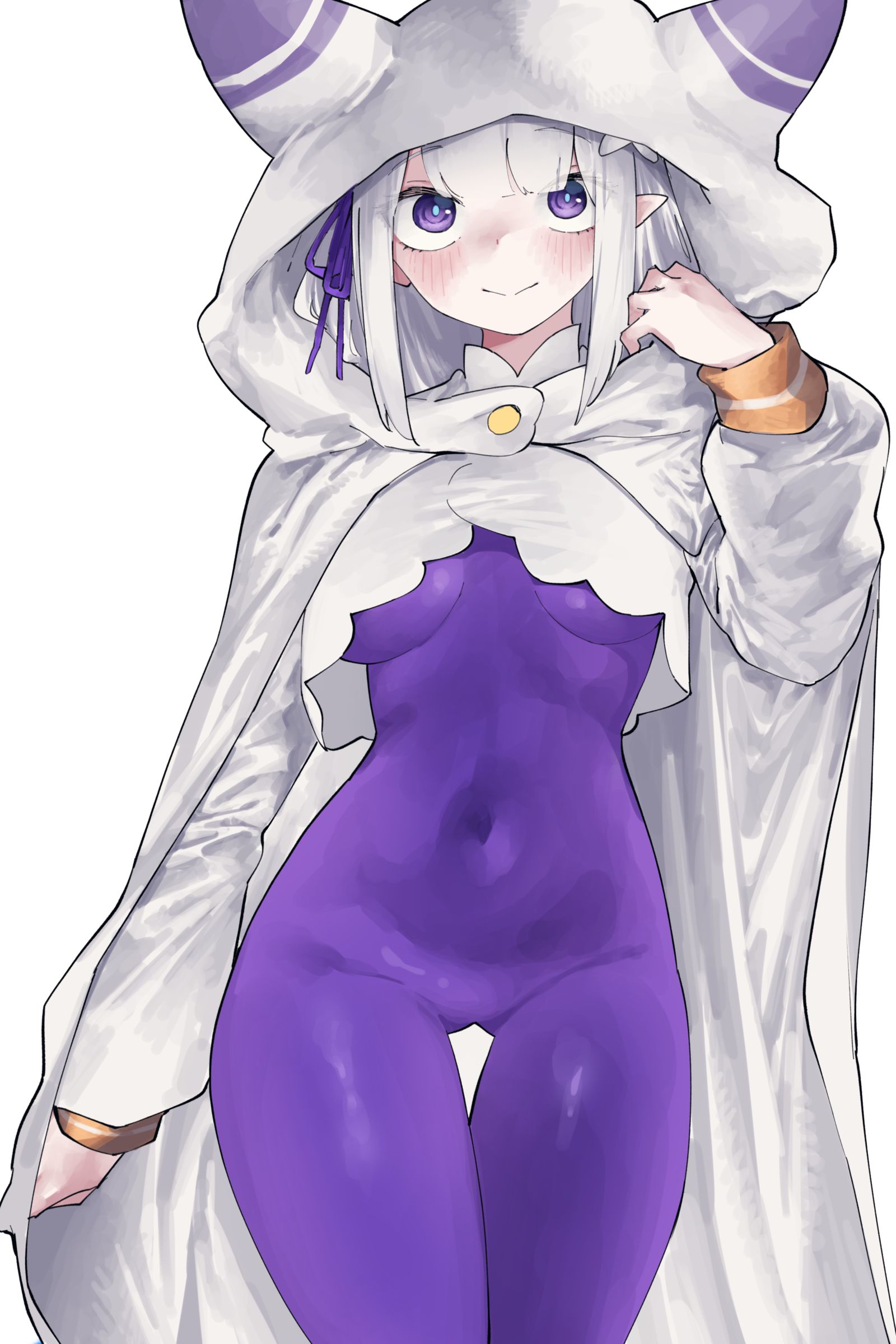 エミリアかわいい！插画图片壁纸