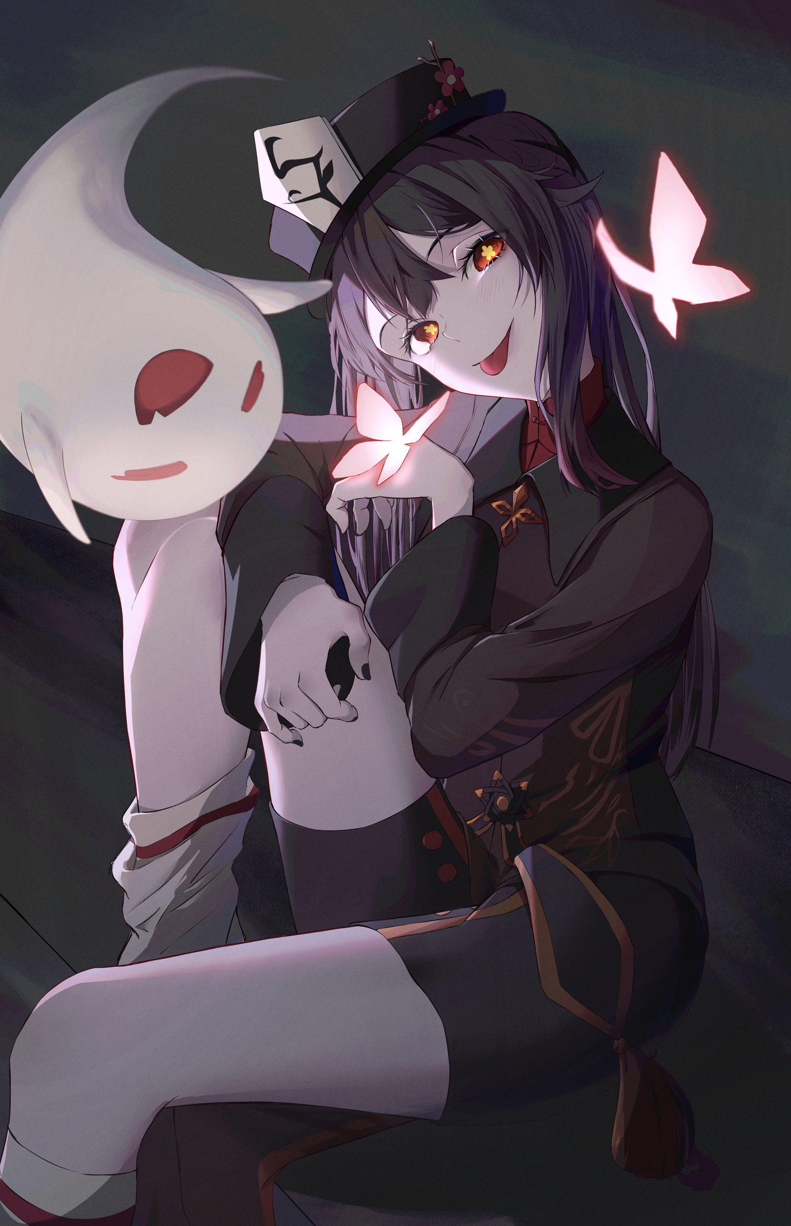 胡桃插画图片壁纸