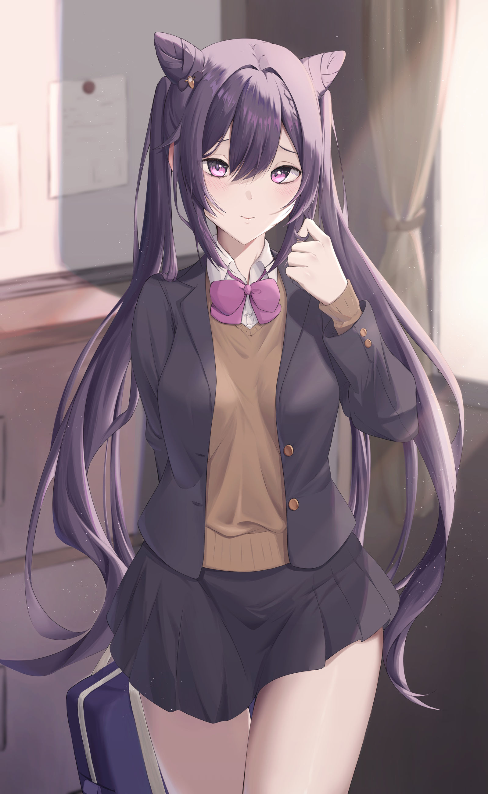 「さ、帰りましょ？」插画图片壁纸