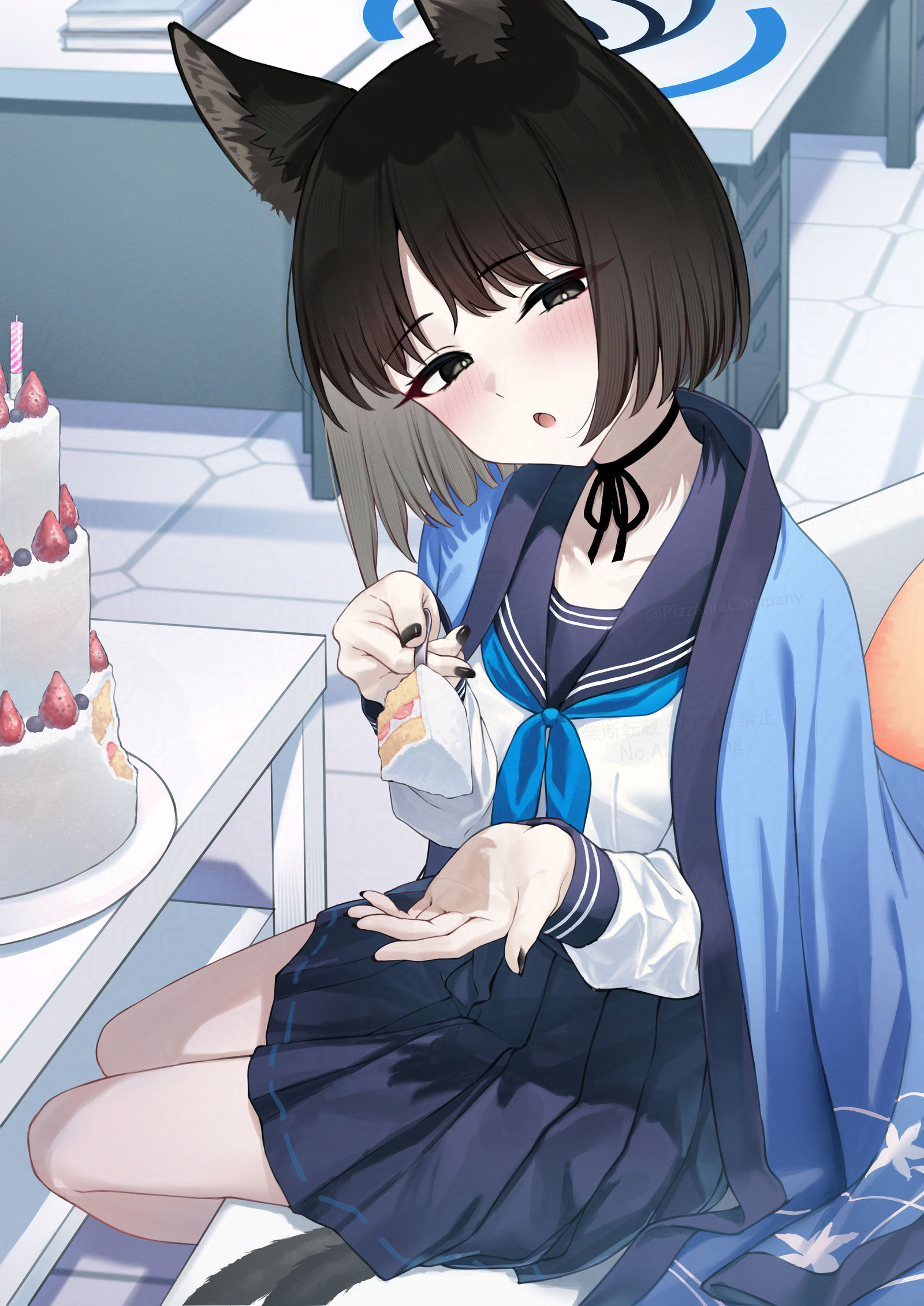 全部食べてね♡插画图片壁纸