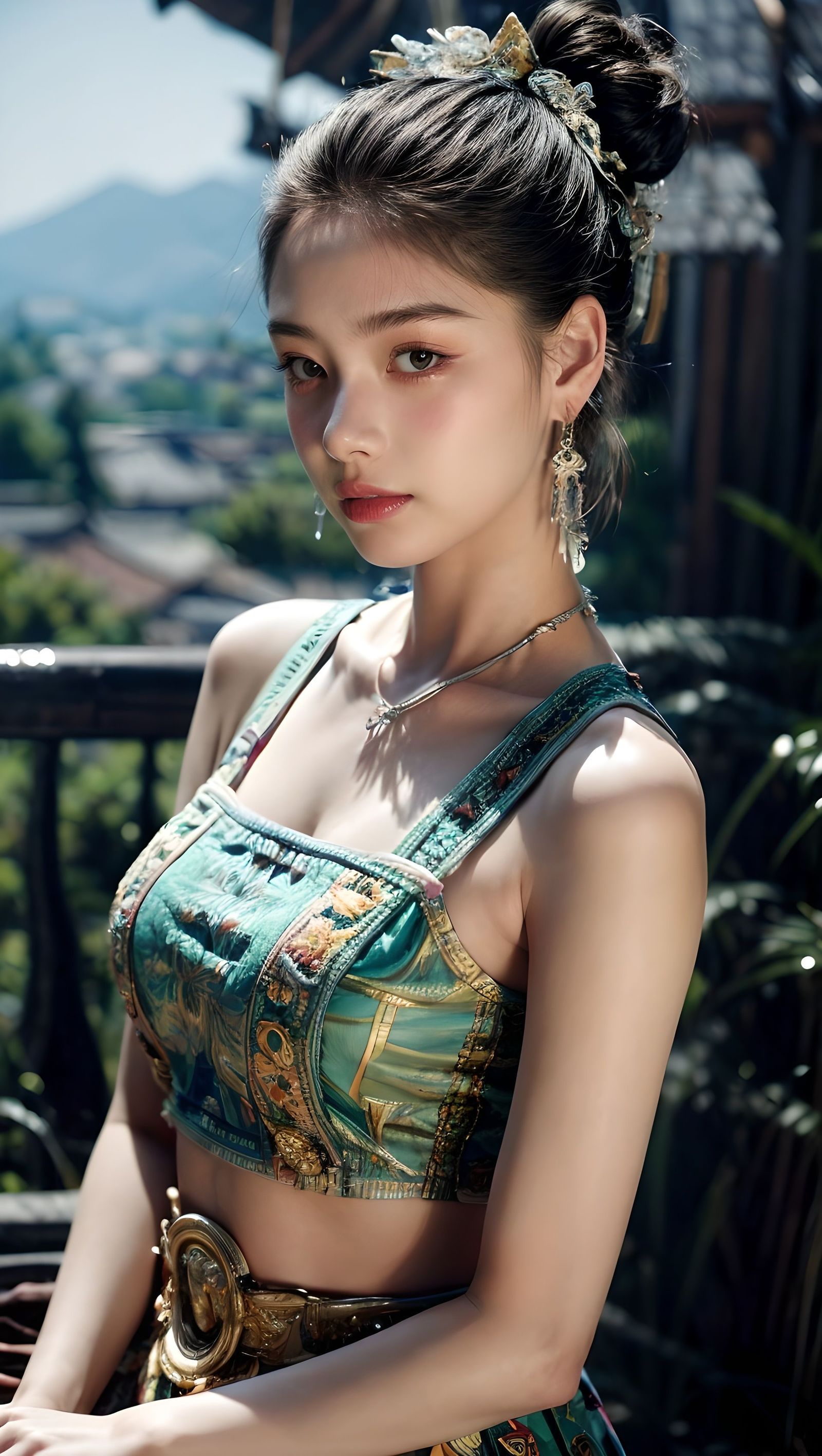 我心动一次不容易，你定要万般珍惜插画图片壁纸