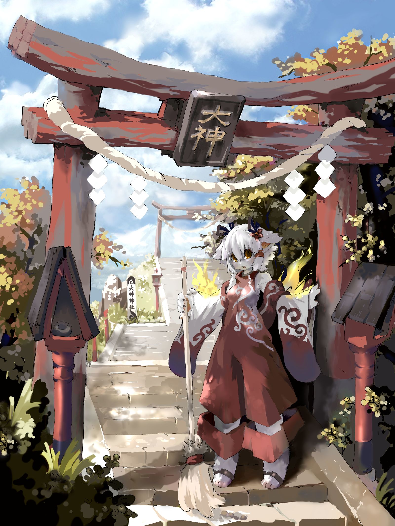 大神山的秋天头像同人高清图