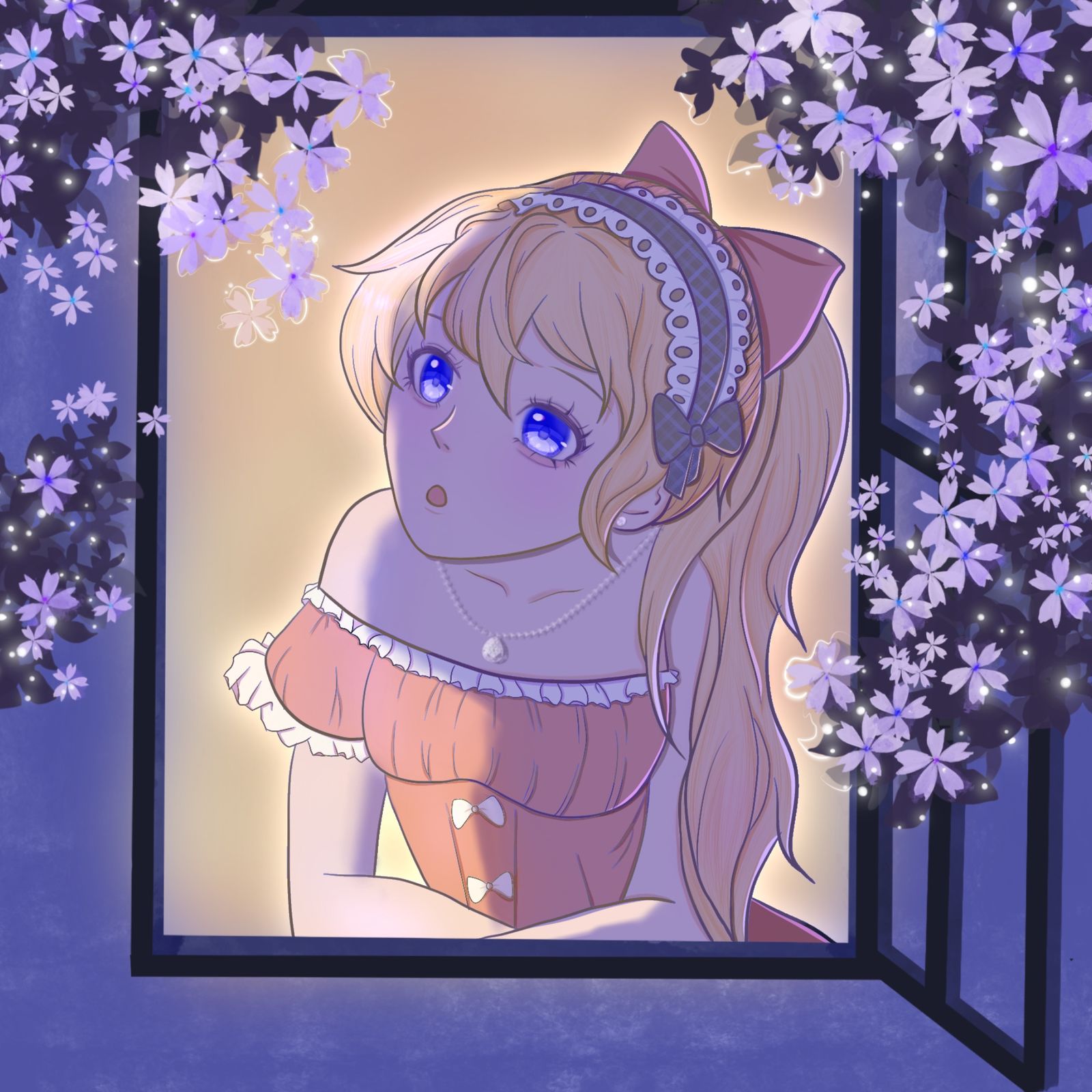 夜色公主头像同人高清图