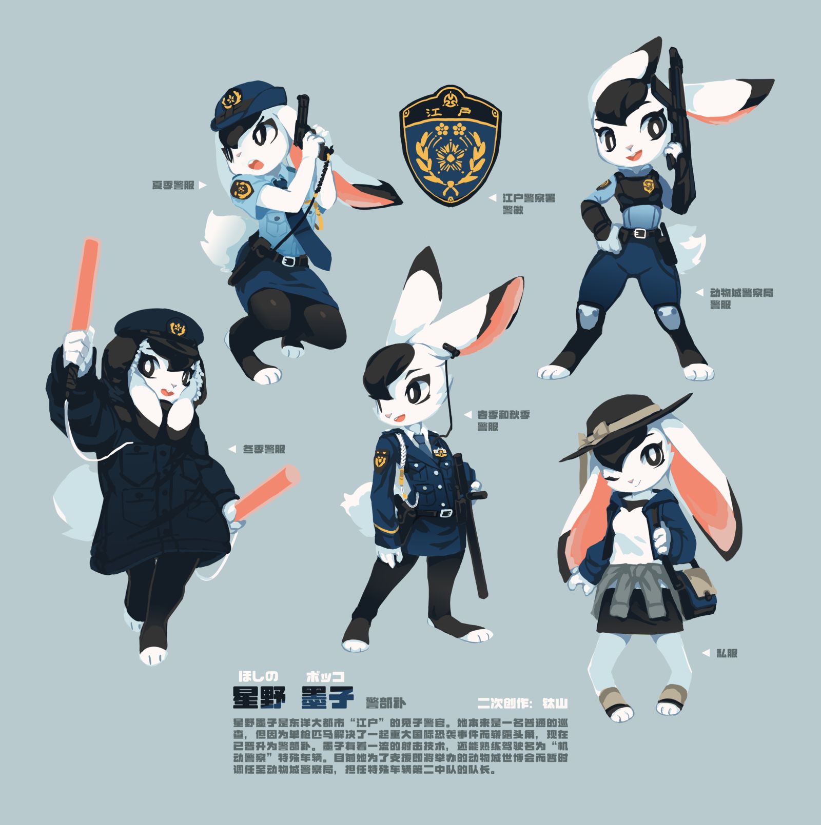 BOKKO 队长 (疯狂动物城版)头像同人高清图