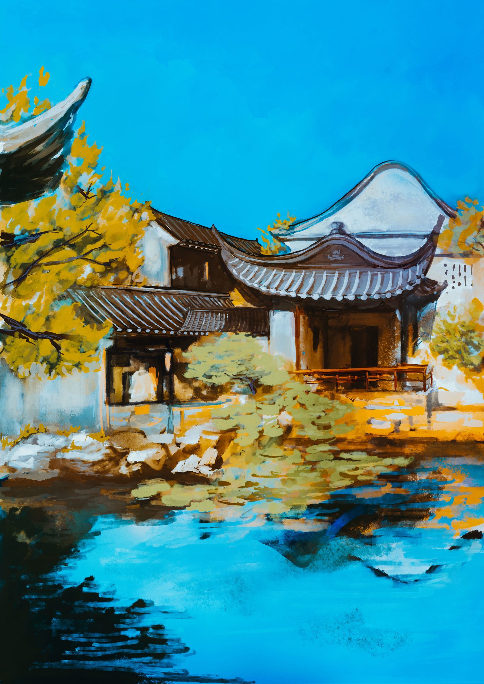 经典中式花园头像同人高清图