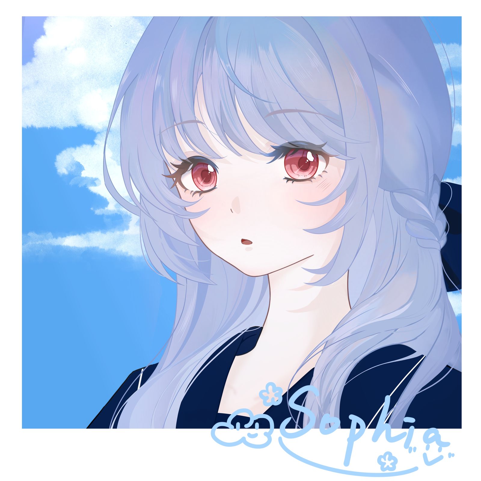 红玉插画图片壁纸
