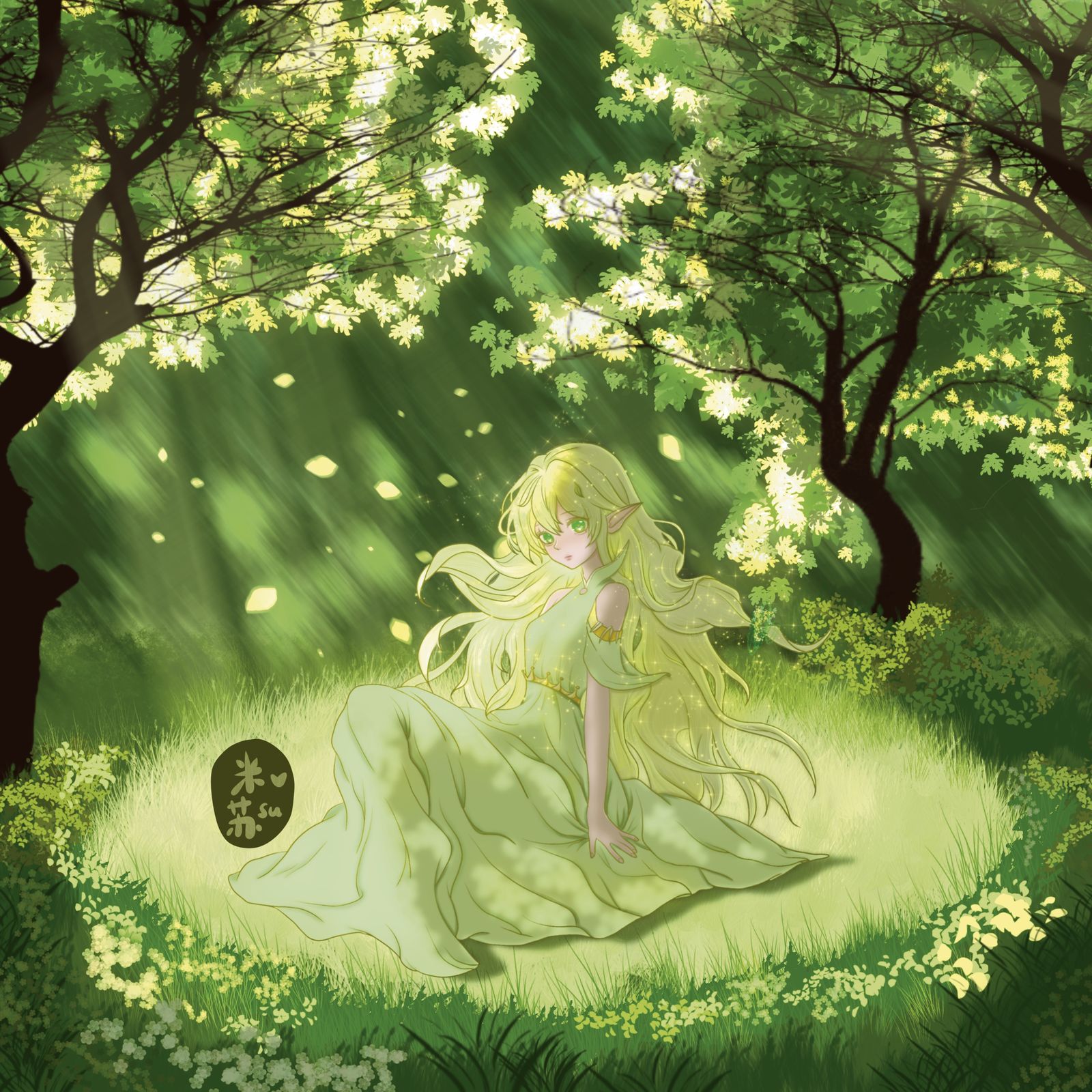 森林中的精灵头像同人高清图