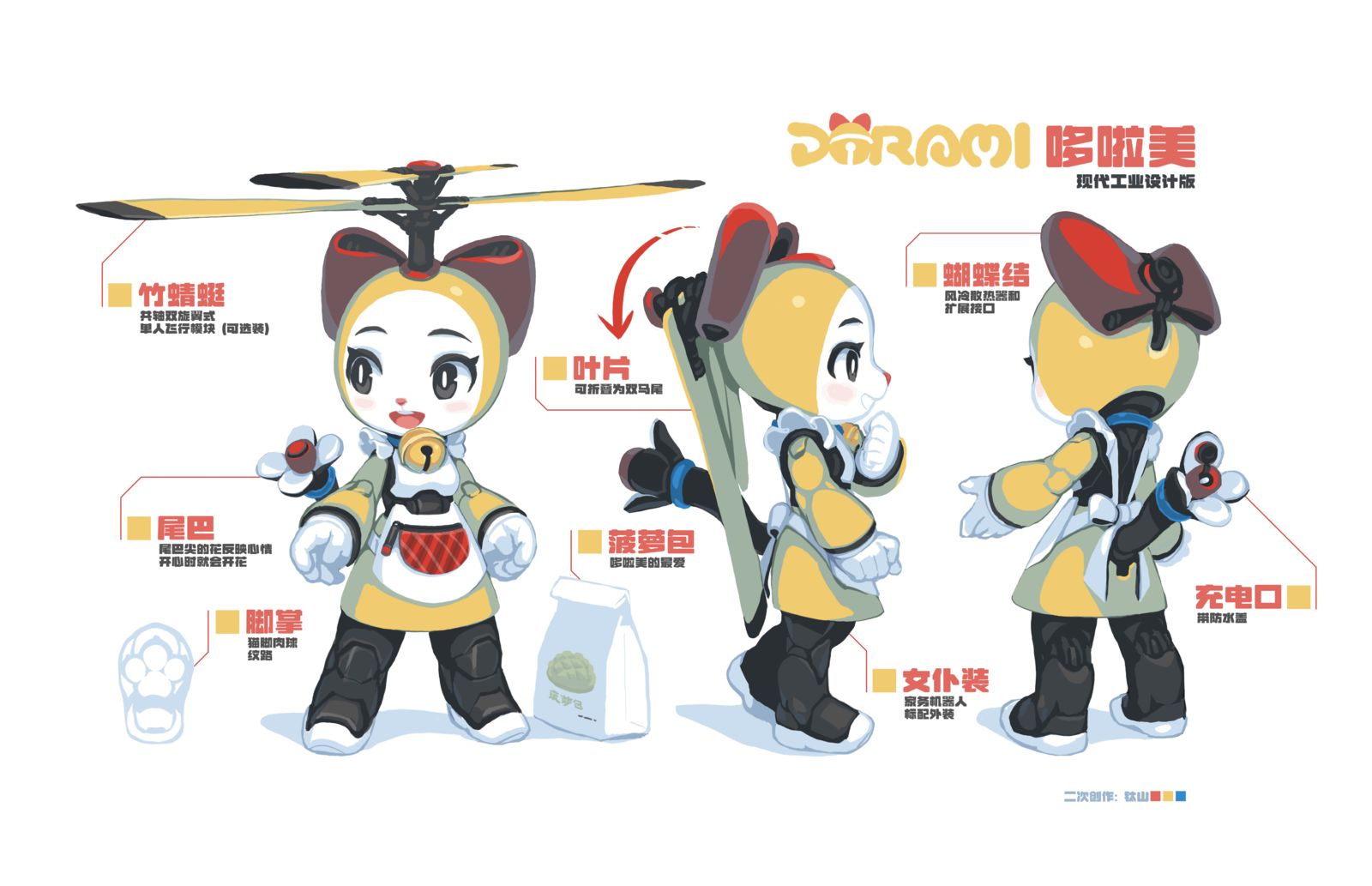 哆啦美 (现代工业设计版)头像同人高清图