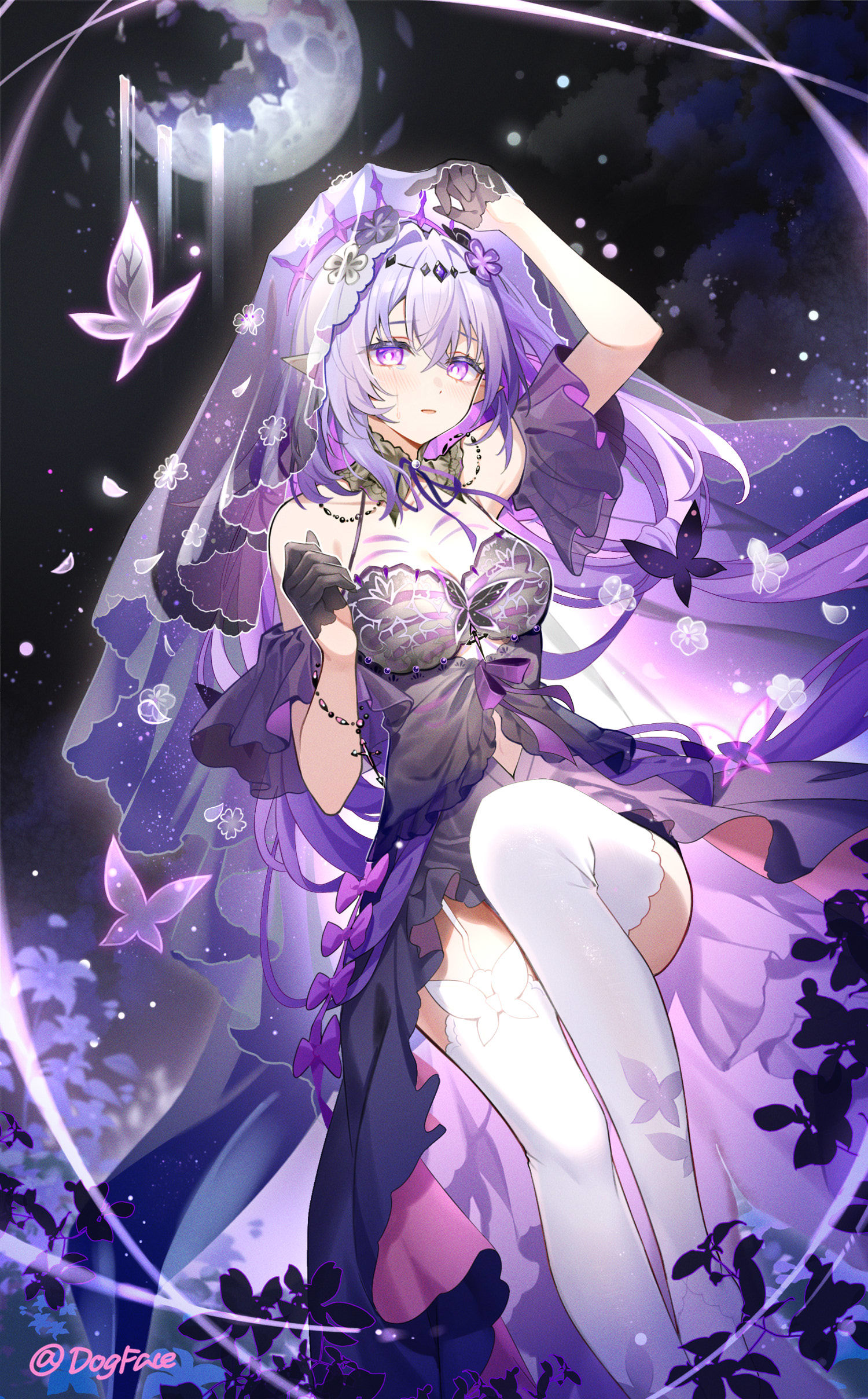 ~遐蝶黑花嫁~插画图片壁纸
