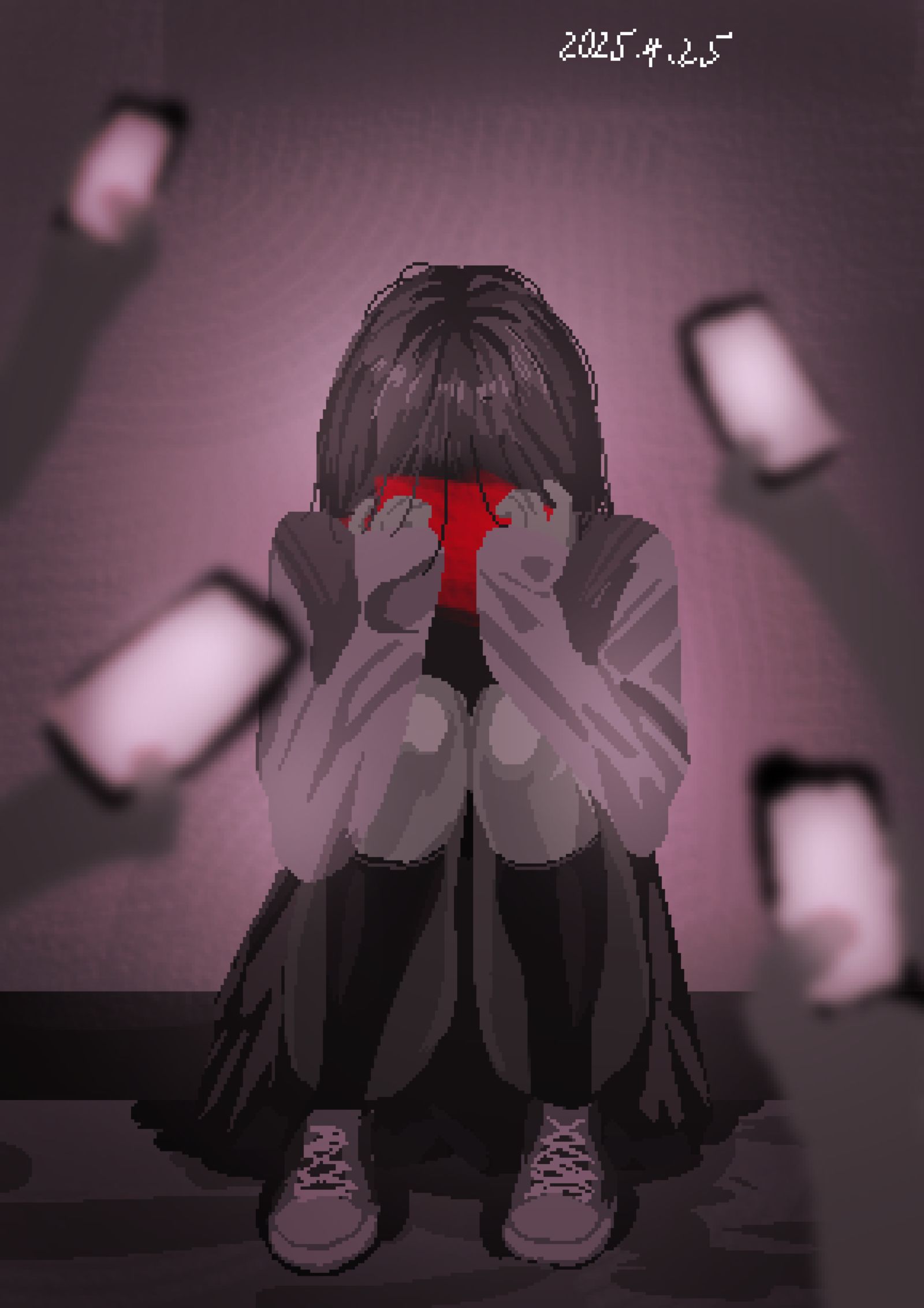 哪知人心插画图片壁纸