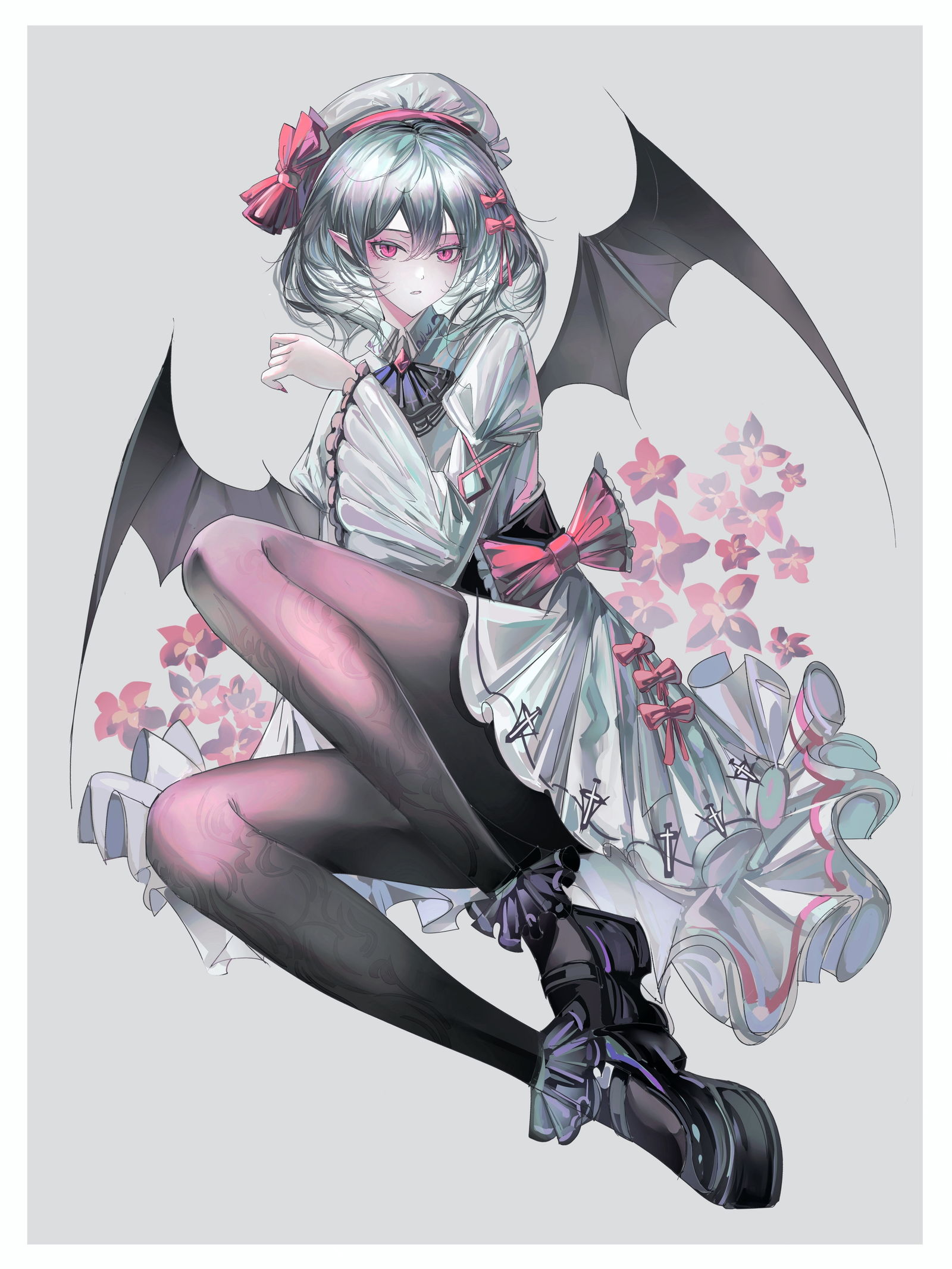 红花 蕾米莉亚插画图片壁纸