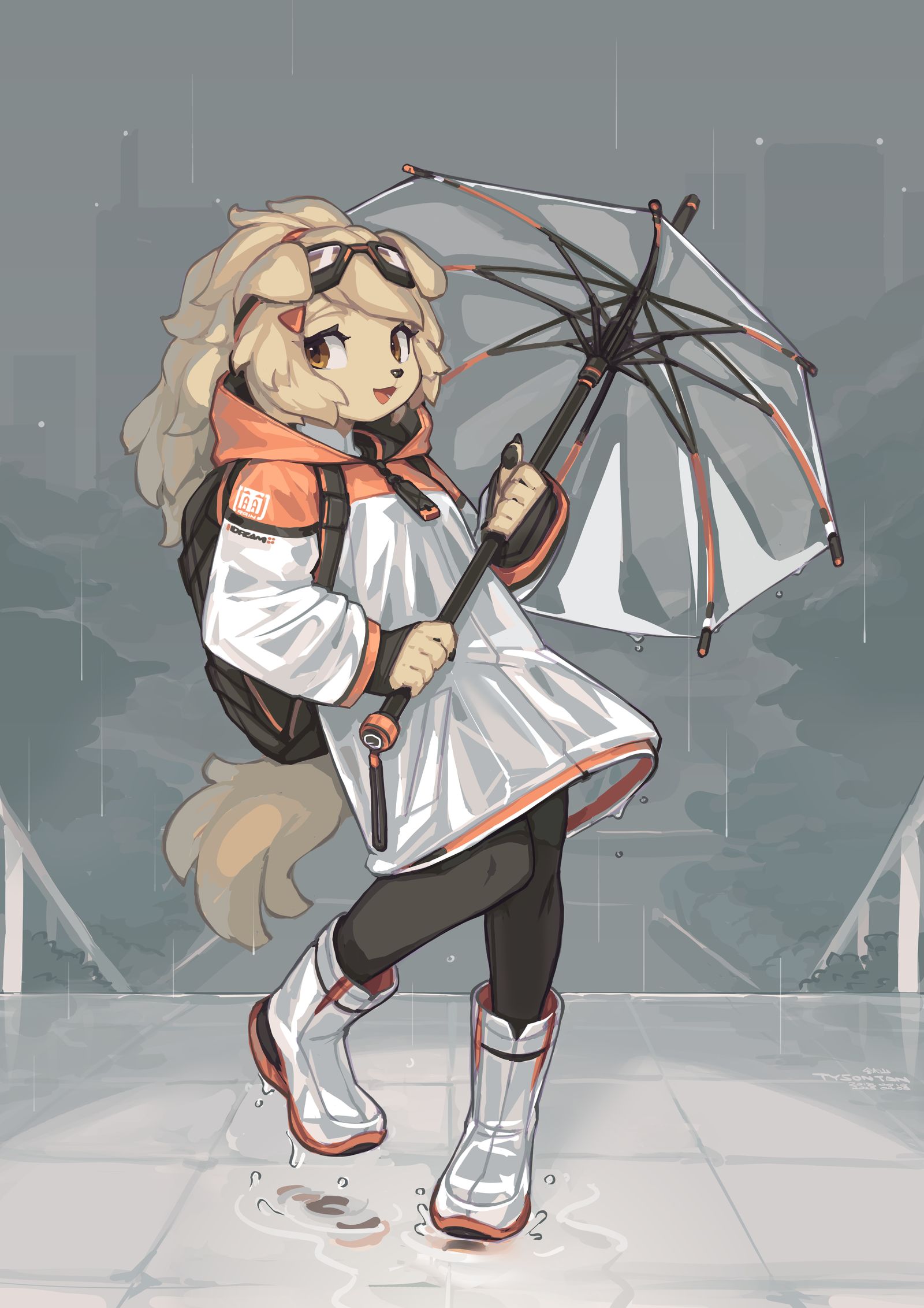 雨中的灵犬艾斯婷头像同人高清图