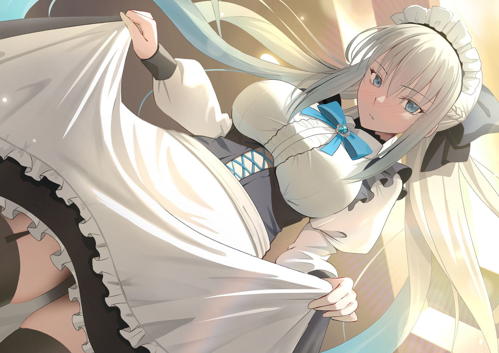 メイドモルガン様插画图片壁纸