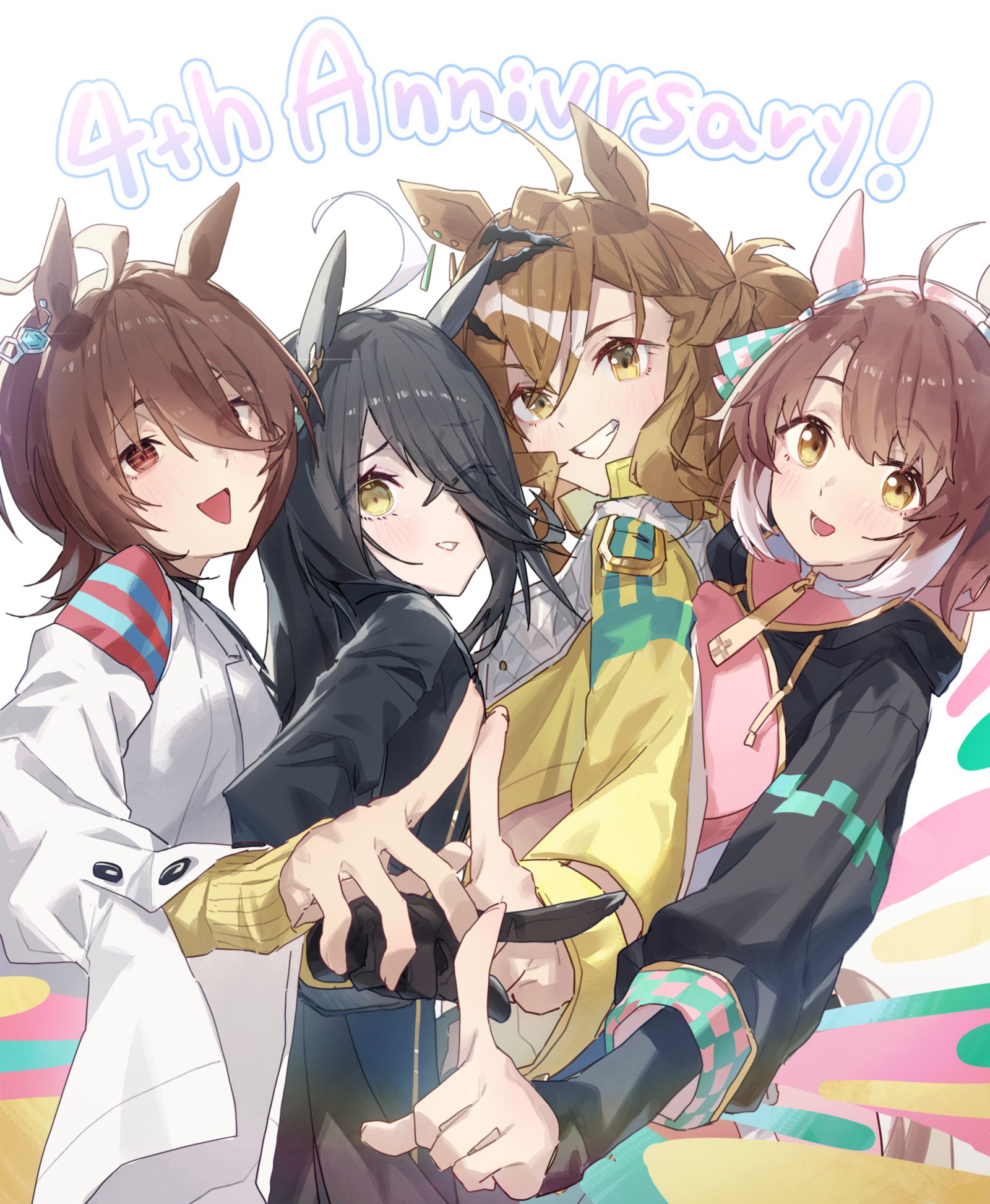 ㊗✨✨ウマ娘4周年！！头像同人高清图