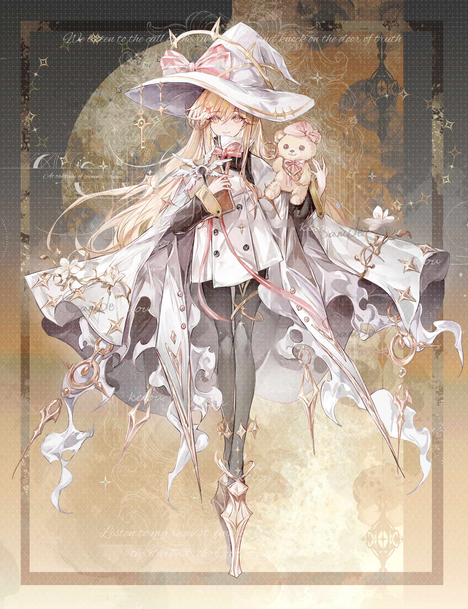 小熊魔女-插画设定