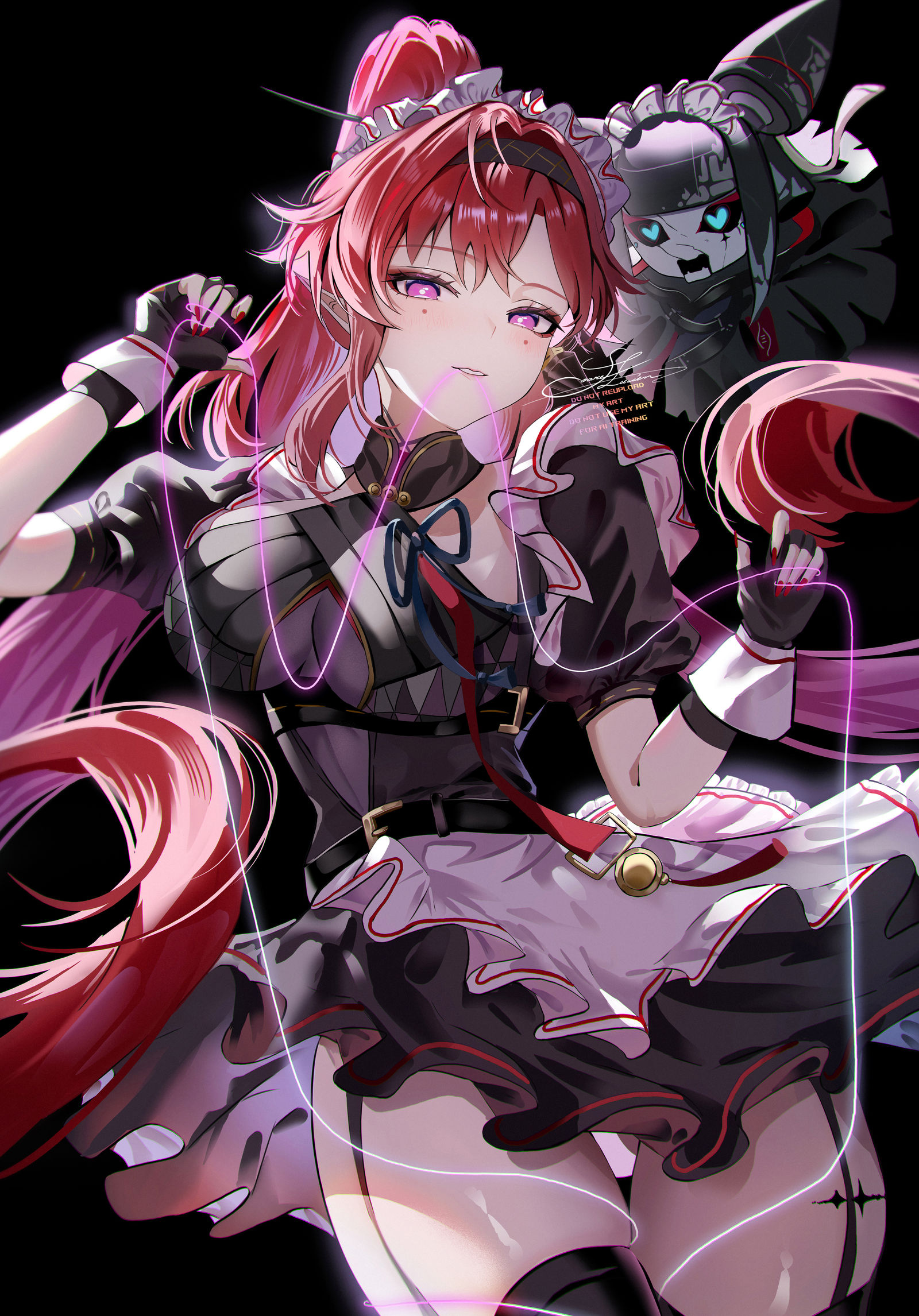 maid Yinlin插画图片壁纸