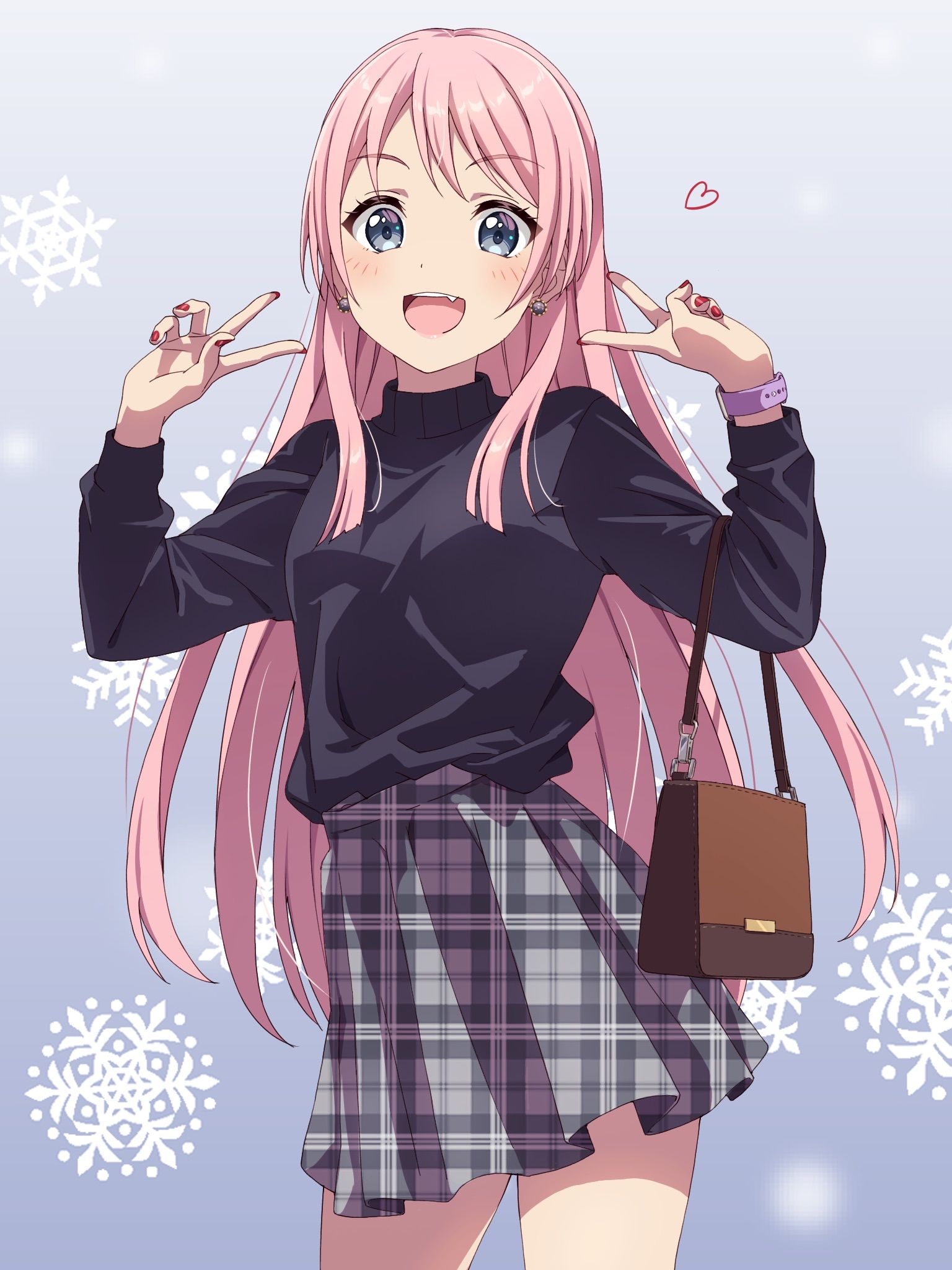 なんか冬っぽいあのんちゃん插画图片壁纸