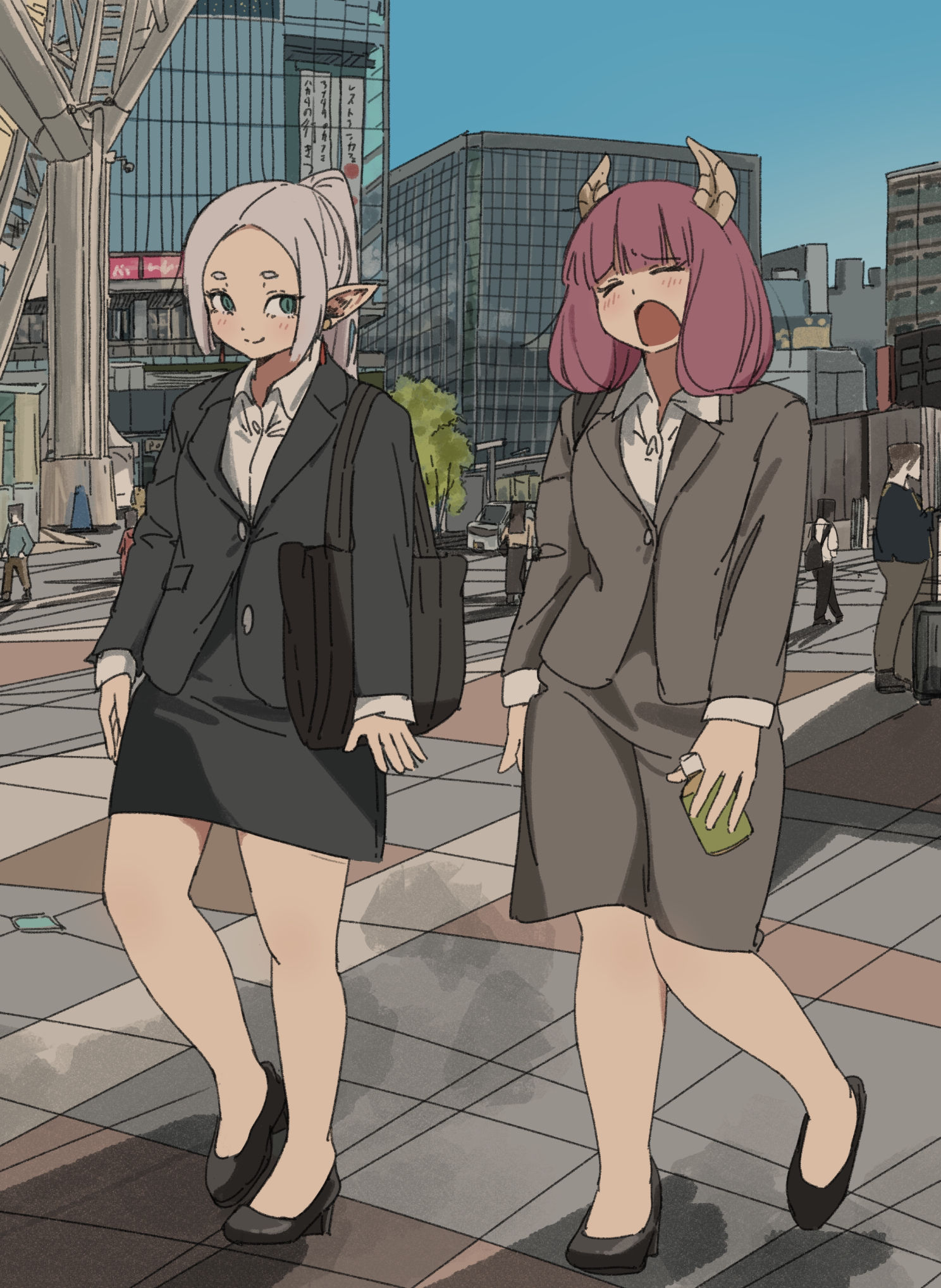 社会人のフリーレン插画图片壁纸