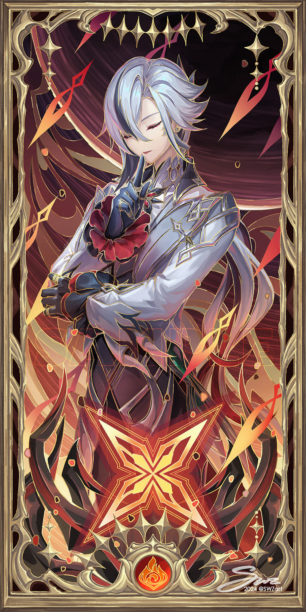 【Genshin】Arlecchino头像同人高清图