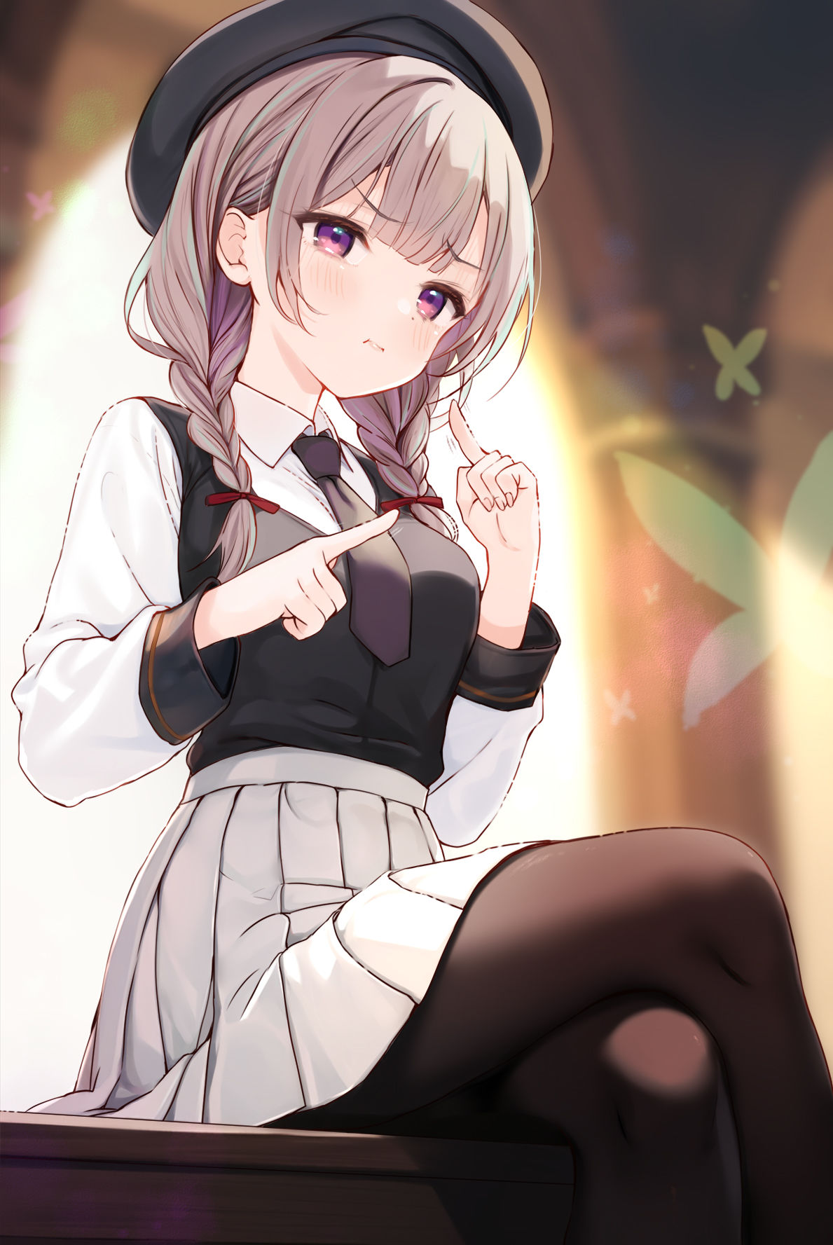 頭脳派魔族っ子插画图片壁纸