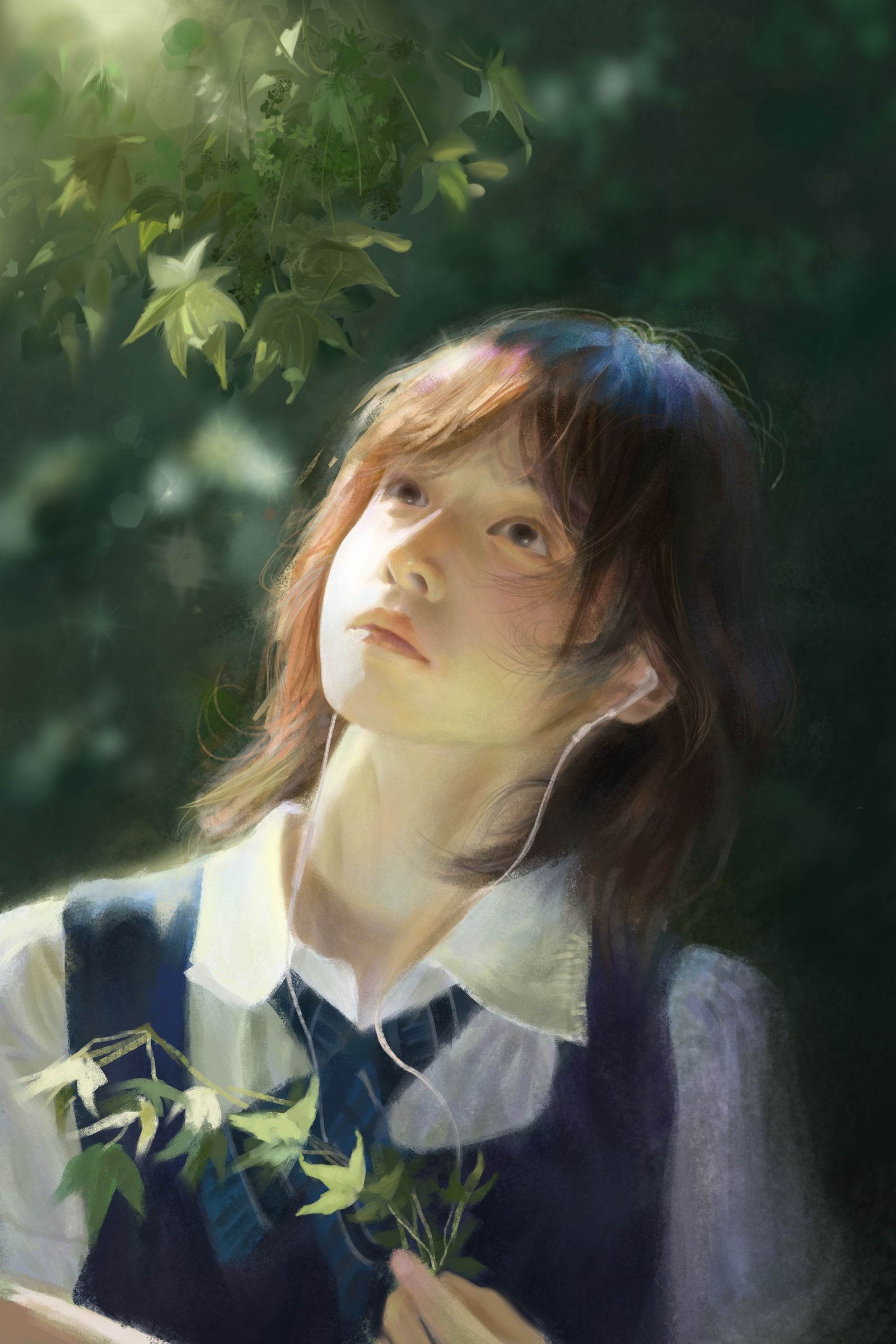 画技一般般吧