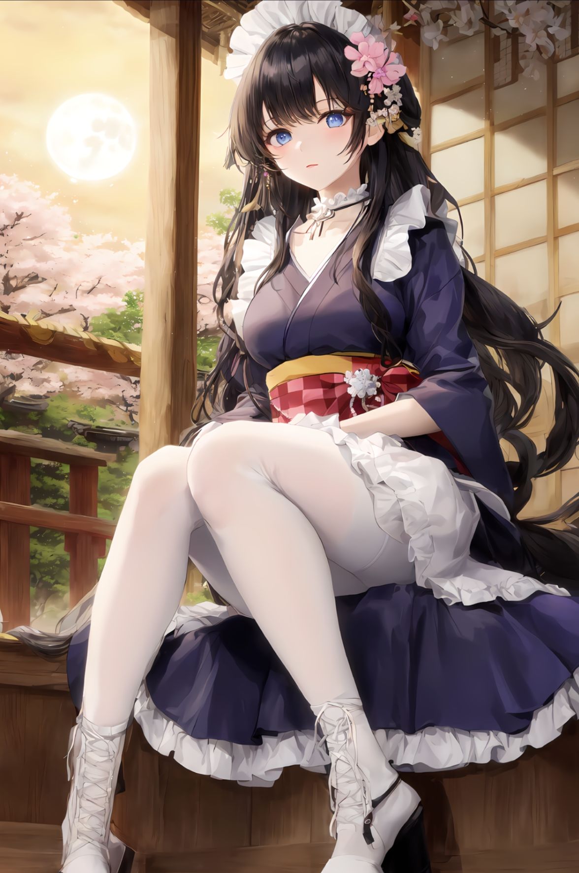 唯美少女头像同人高清图