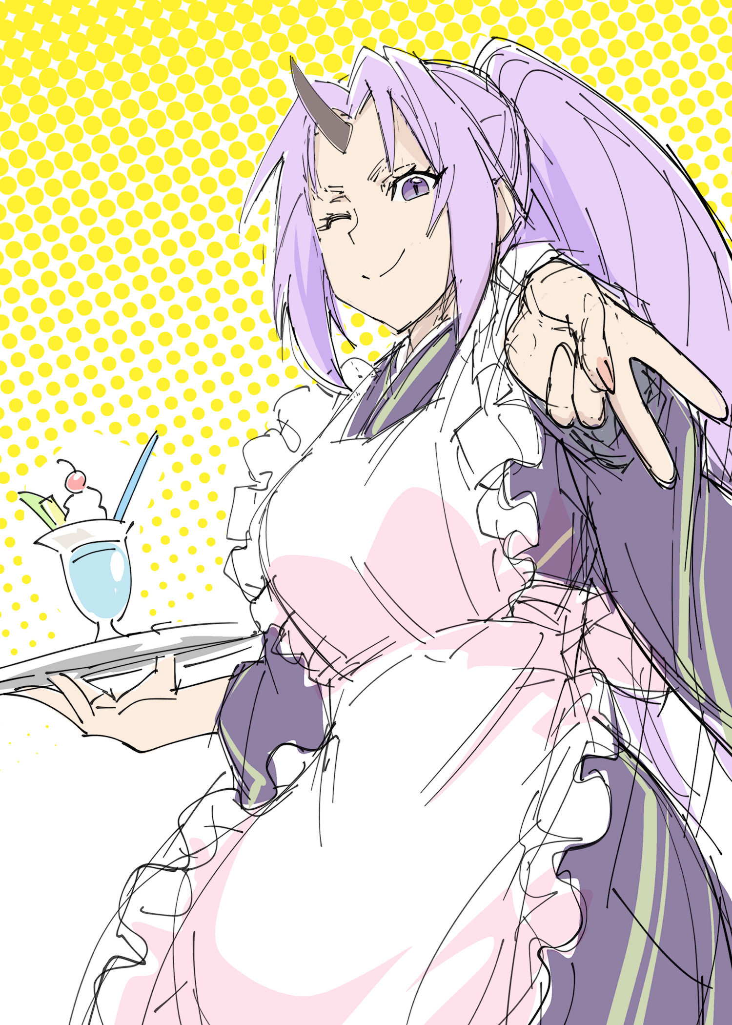 カフェ・ド・ONI插画图片壁纸