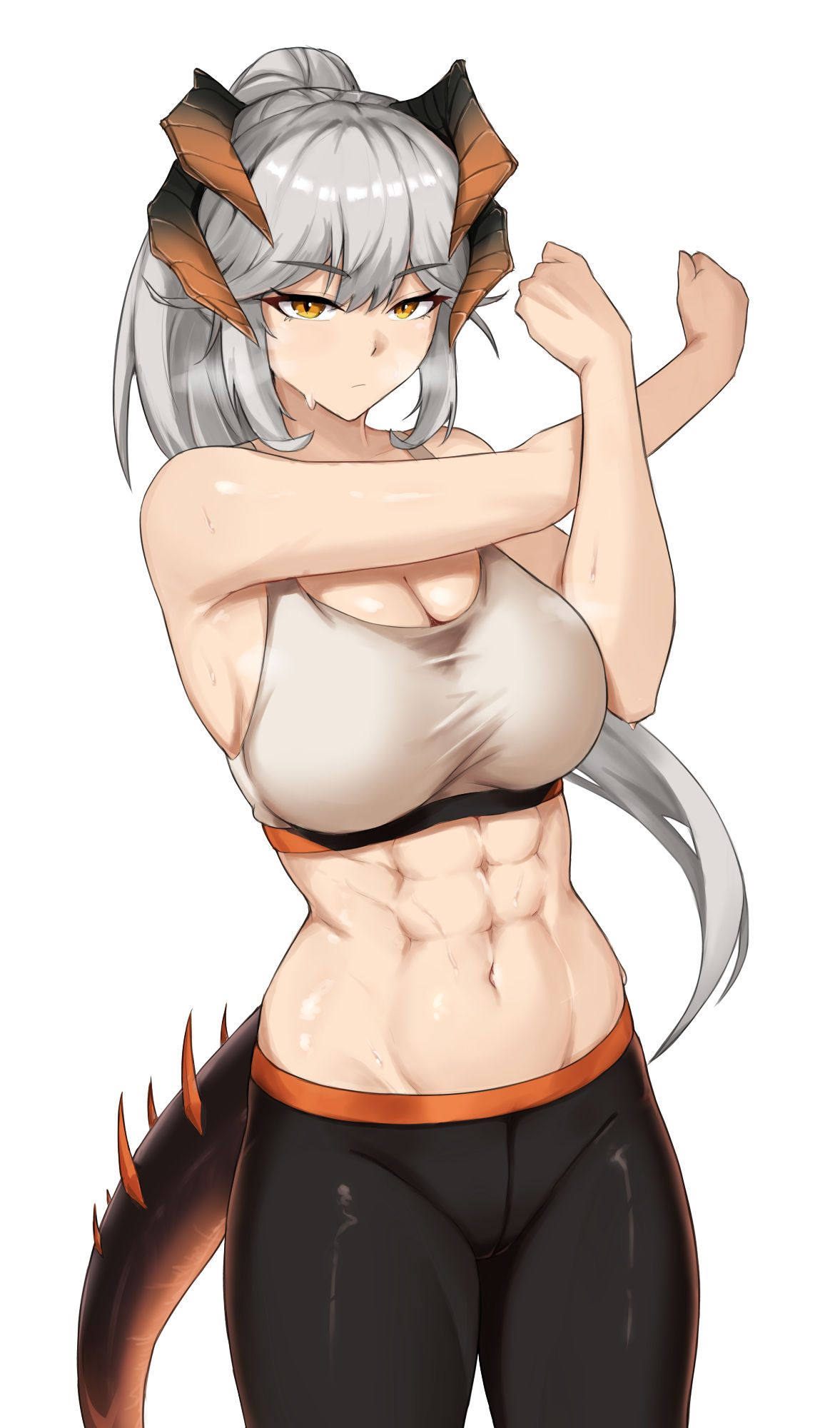 Sporty Saria-明日方舟肌肉娘