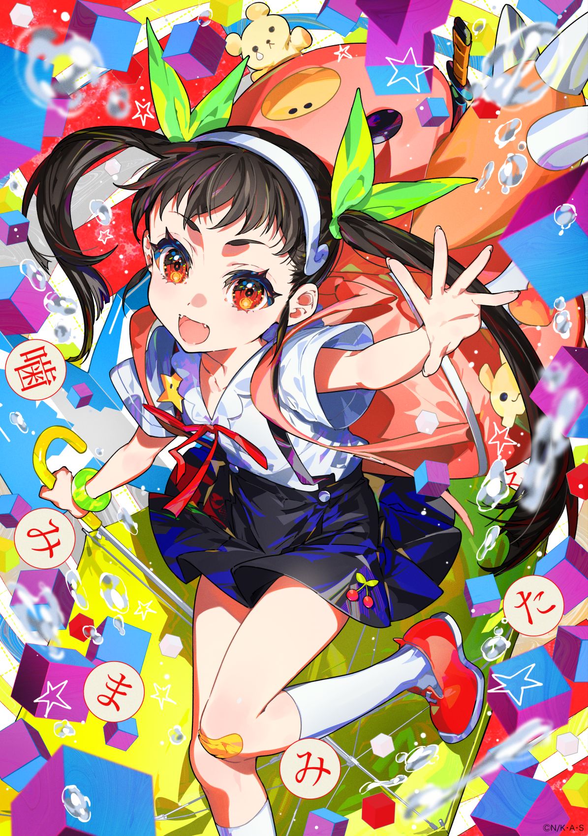 八九寺真宵插画图片壁纸