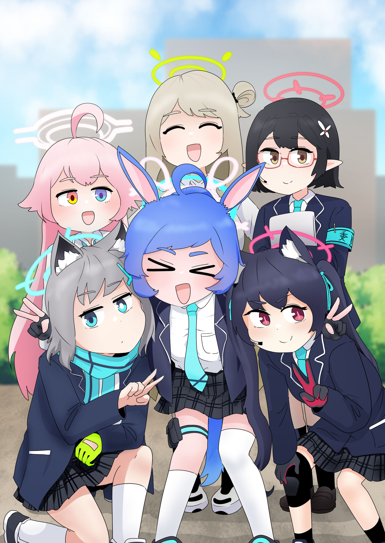 Commission #2-碧蓝档案オリジナルキャラ