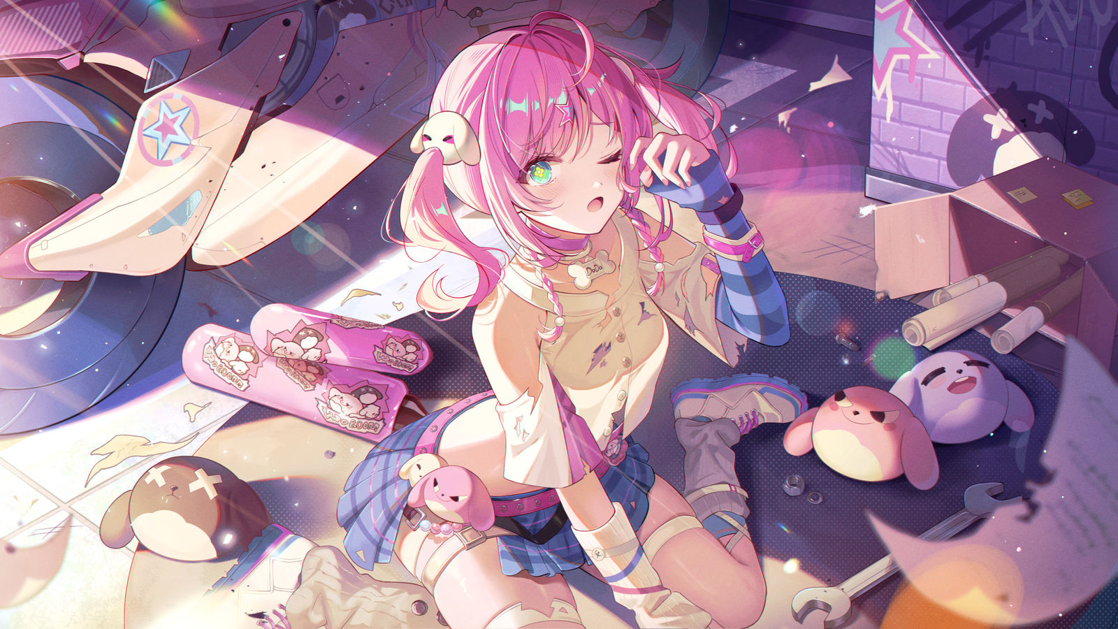 Chasing Kaleidorider - Adodol插画图片壁纸