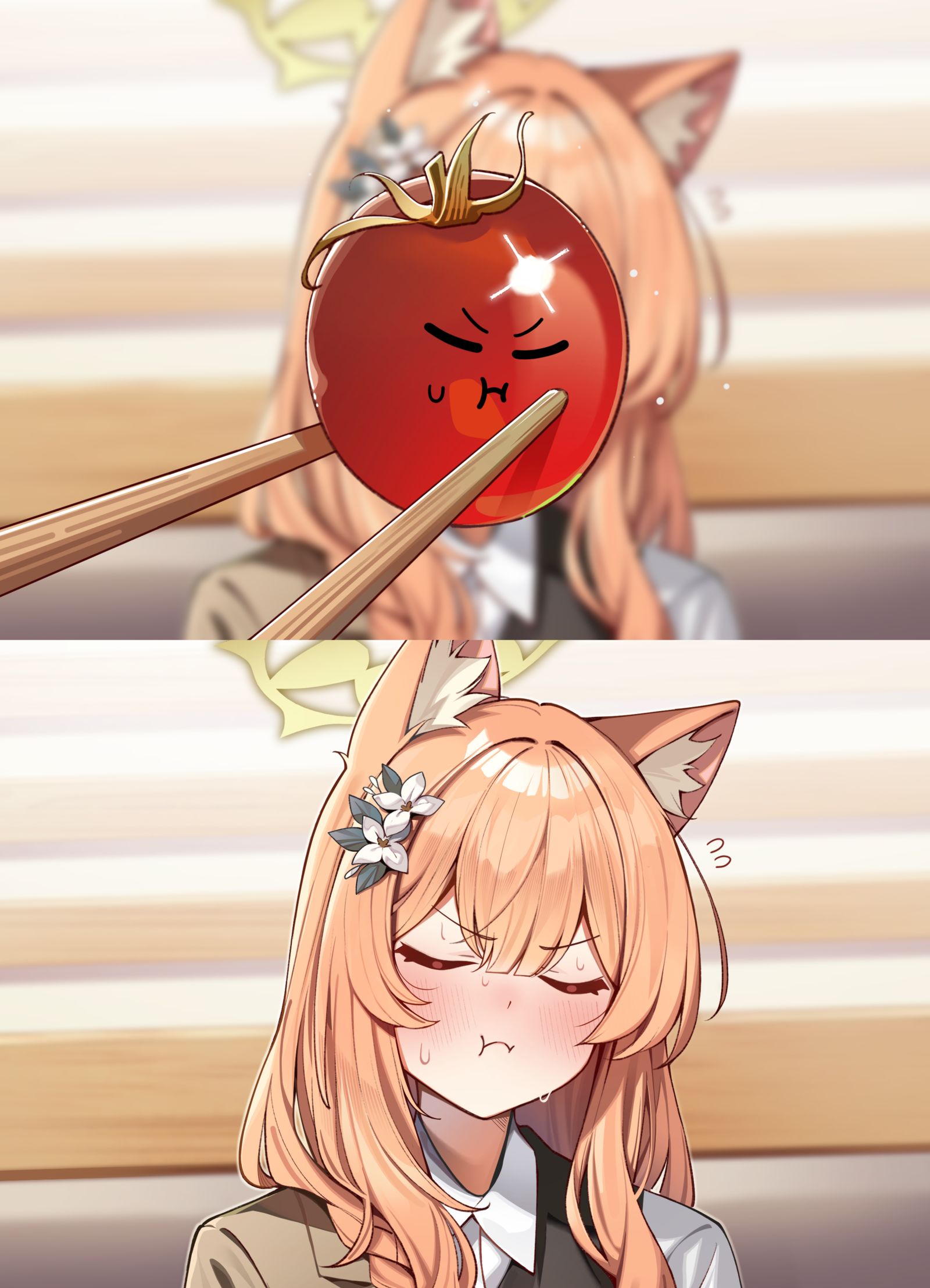 Tomato mari插画图片壁纸
