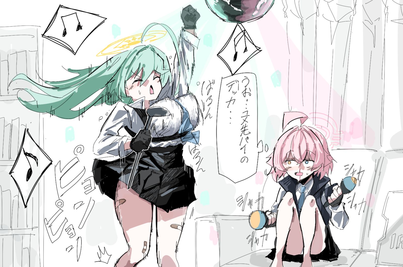 部室でカラオケごっこするユメホシ (ジークアクスのEDパロ)