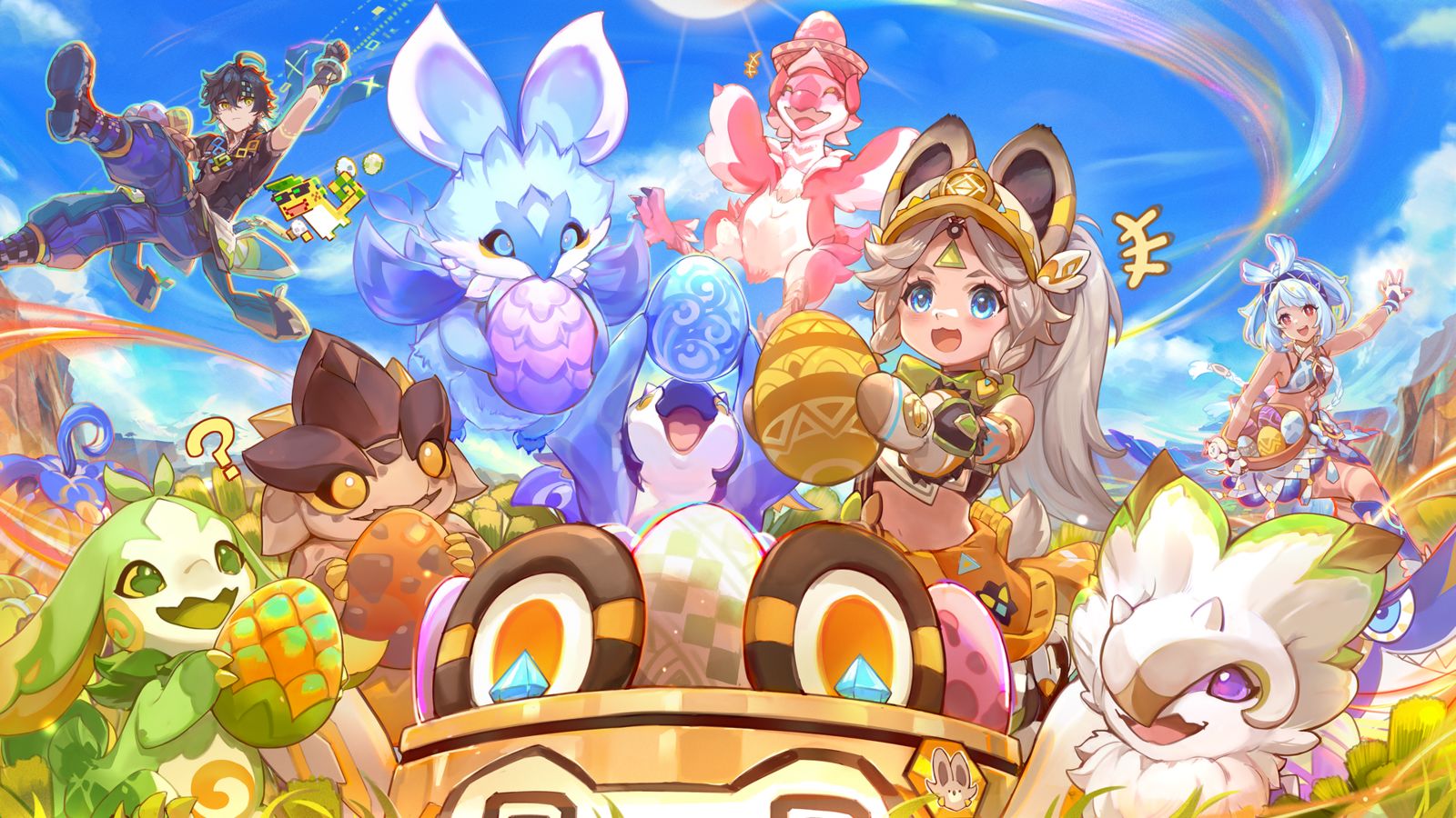  Easter in Natlan 插画图片壁纸