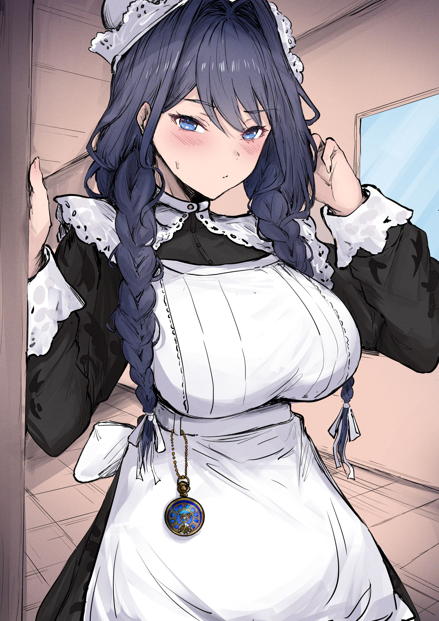 Maid Kronii头像同人高清图