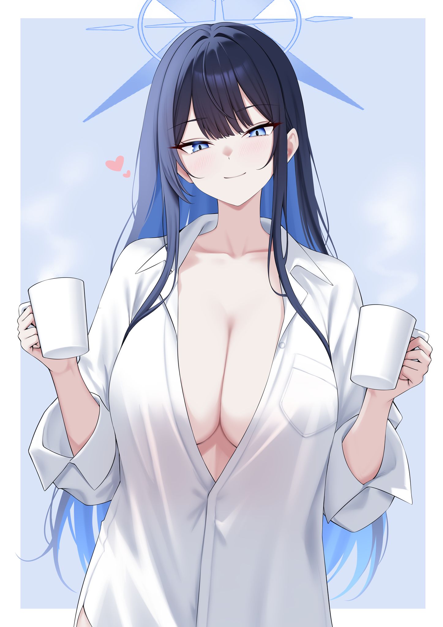 Morning-time Saori / 「朝の時間のサオリ」 插画图片壁纸