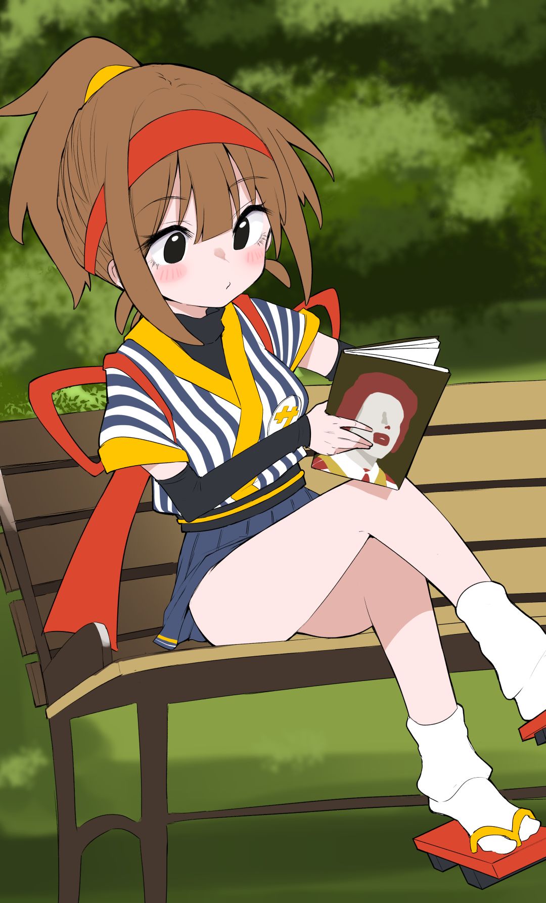 サムライたまご食べ美　がベンチで休んでるだけ头像同人高清图