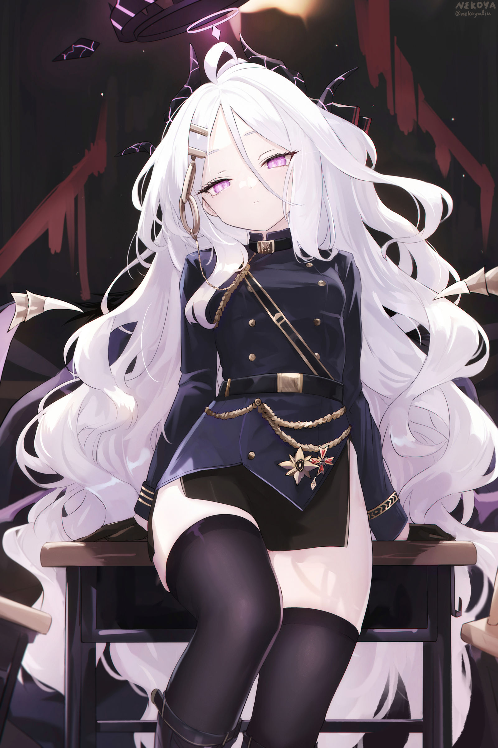 空崎ヒナ插画图片壁纸