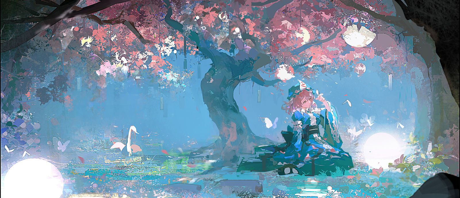 西行寺 幽々子头像同人高清图