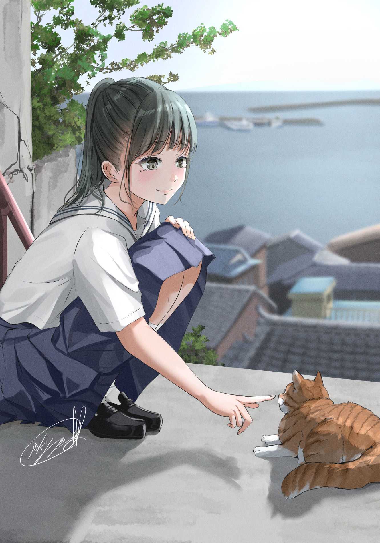 『初めまして』の挨拶を君と插画图片壁纸