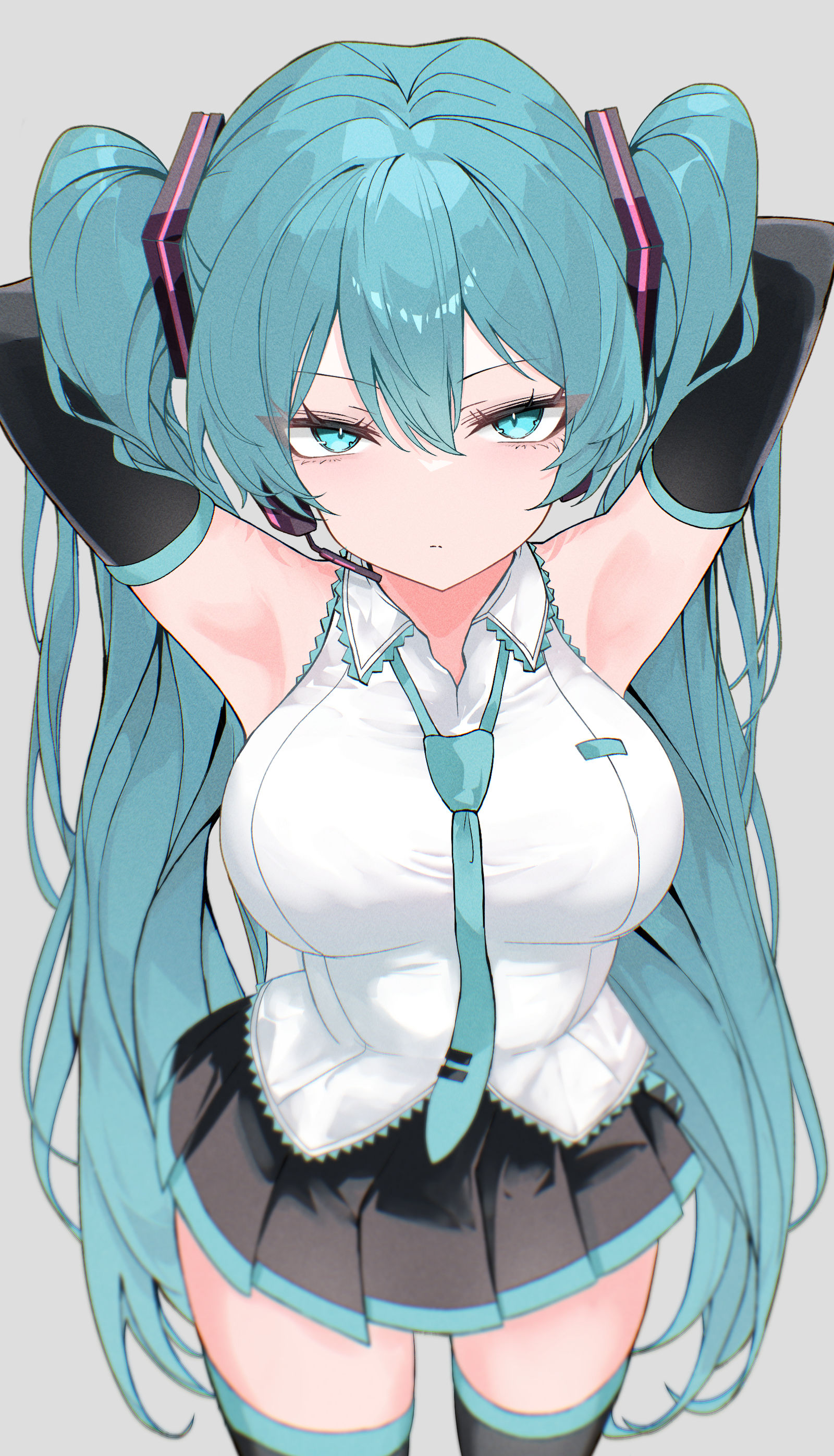 ラフな感じの初音ミクさん插画图片壁纸