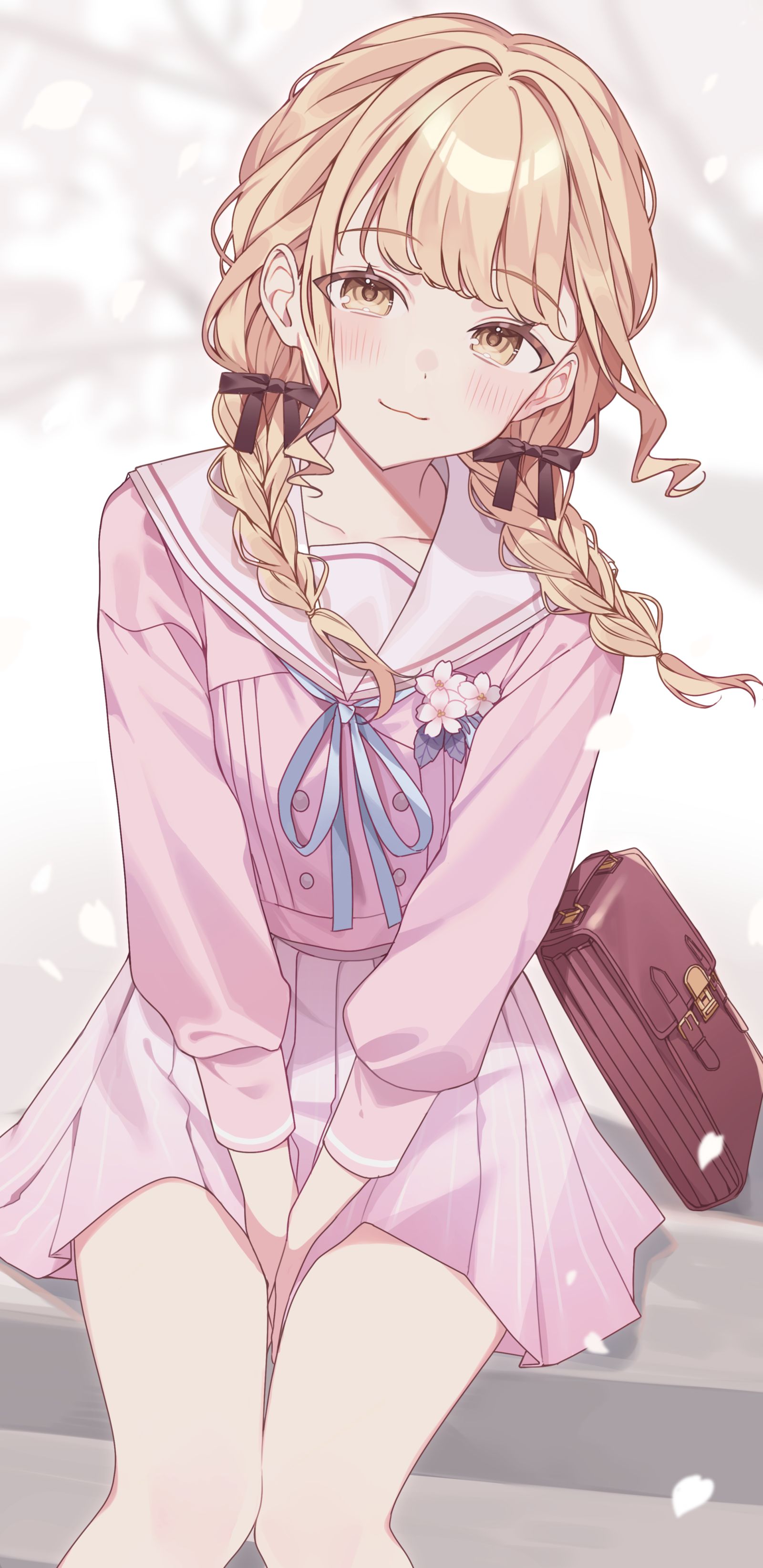 桜フォトグラフことね 插画图片壁纸