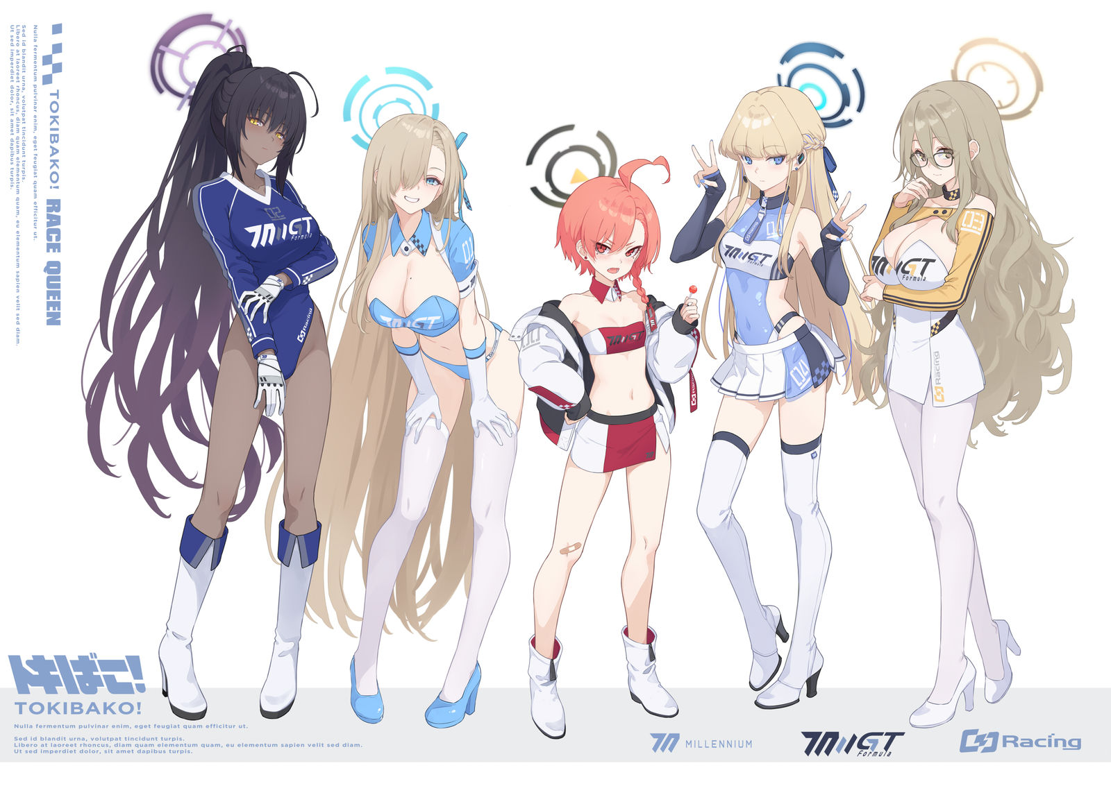C&C レースクイーン插画图片壁纸