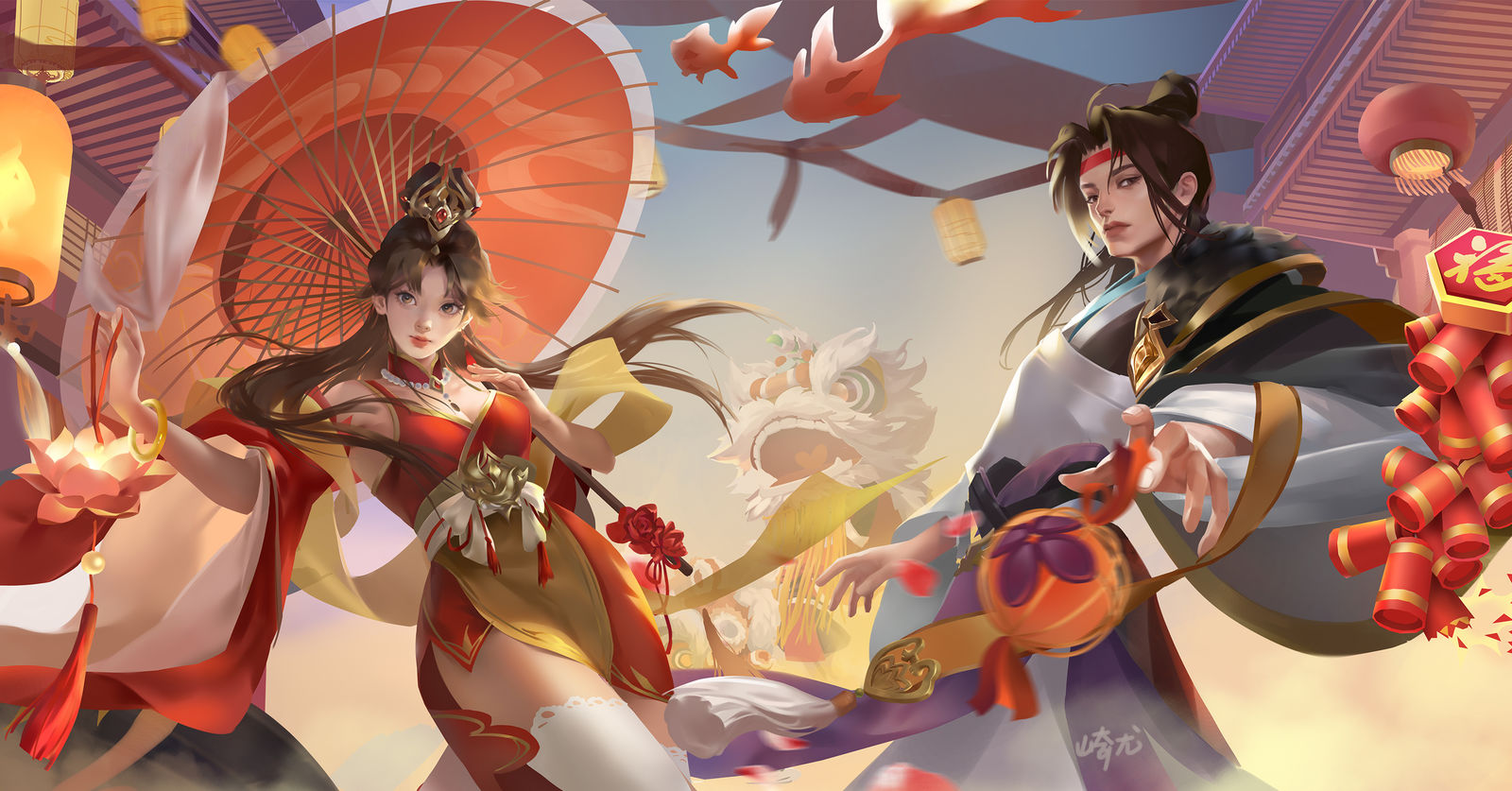 双人美宣头像同人高清图