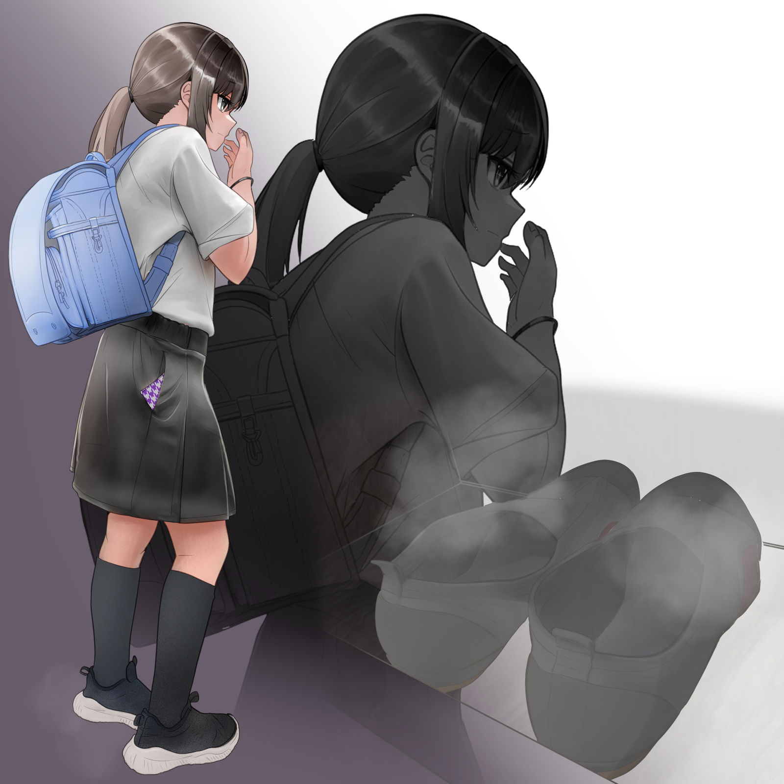 上履きのニオイが気になる高学年女子头像同人高清图