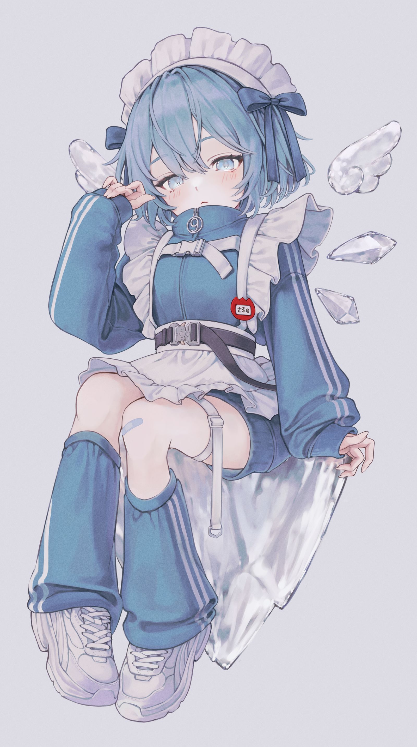 ジャージメイドチルノ插画图片壁纸