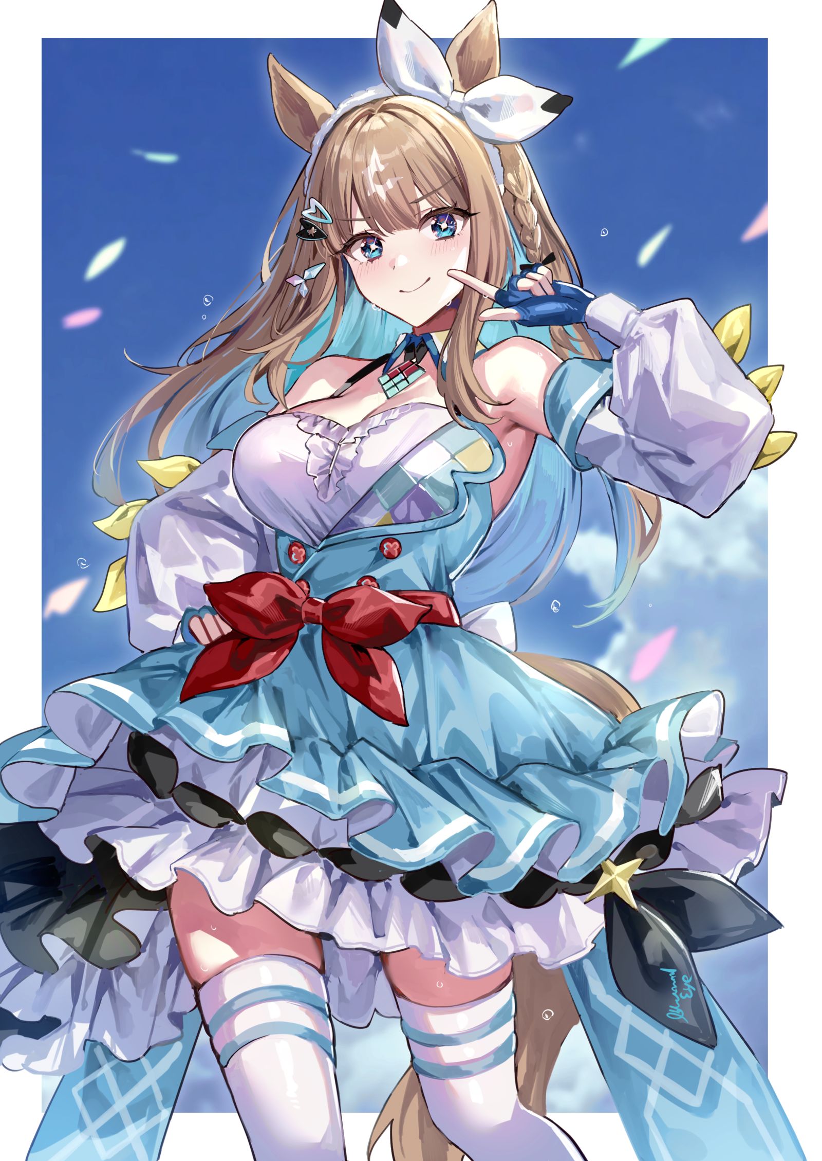 アーモンドアイさん插画图片壁纸