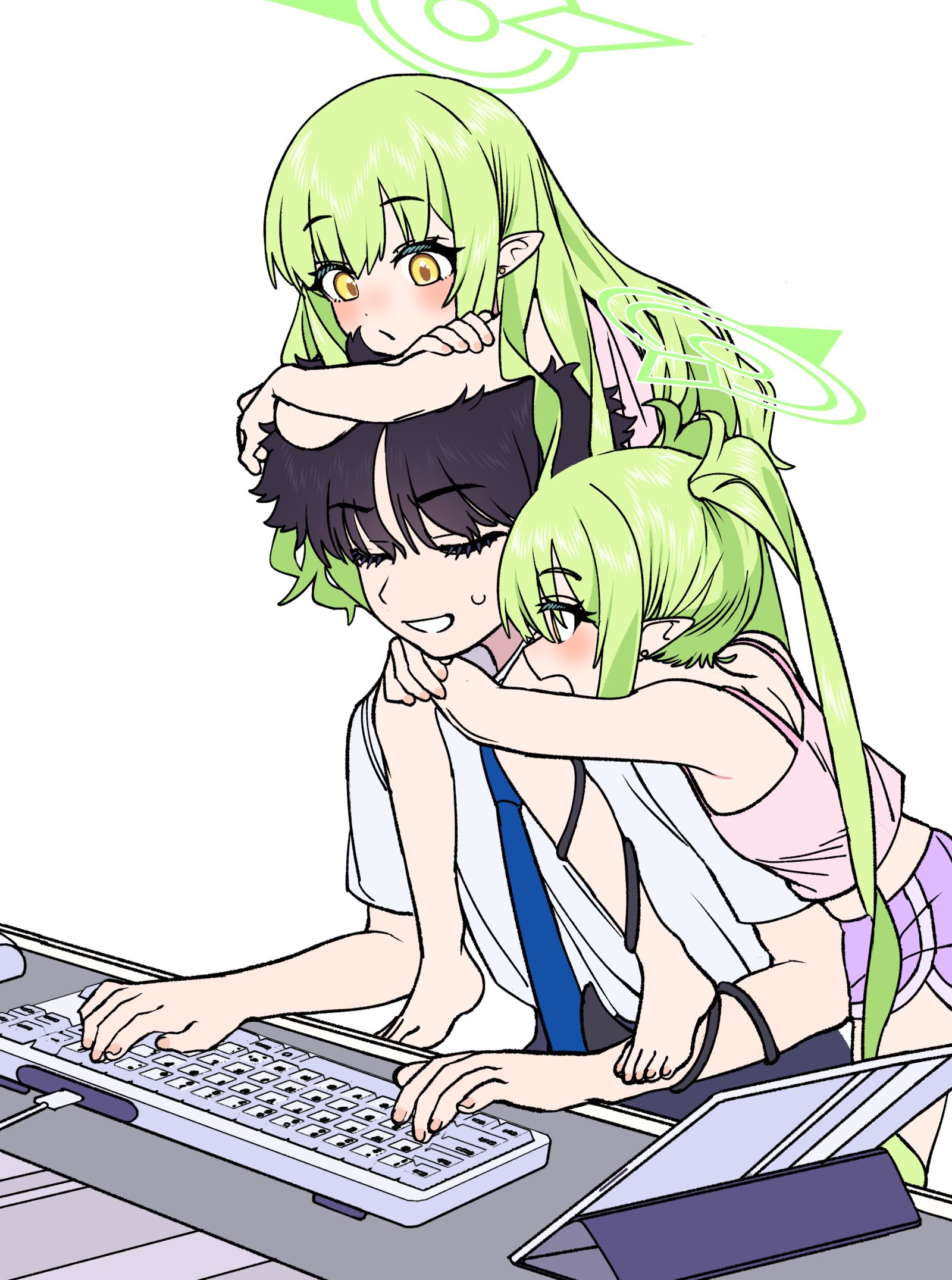 ヒカリ❤ノゾミ❤先生插画图片壁纸