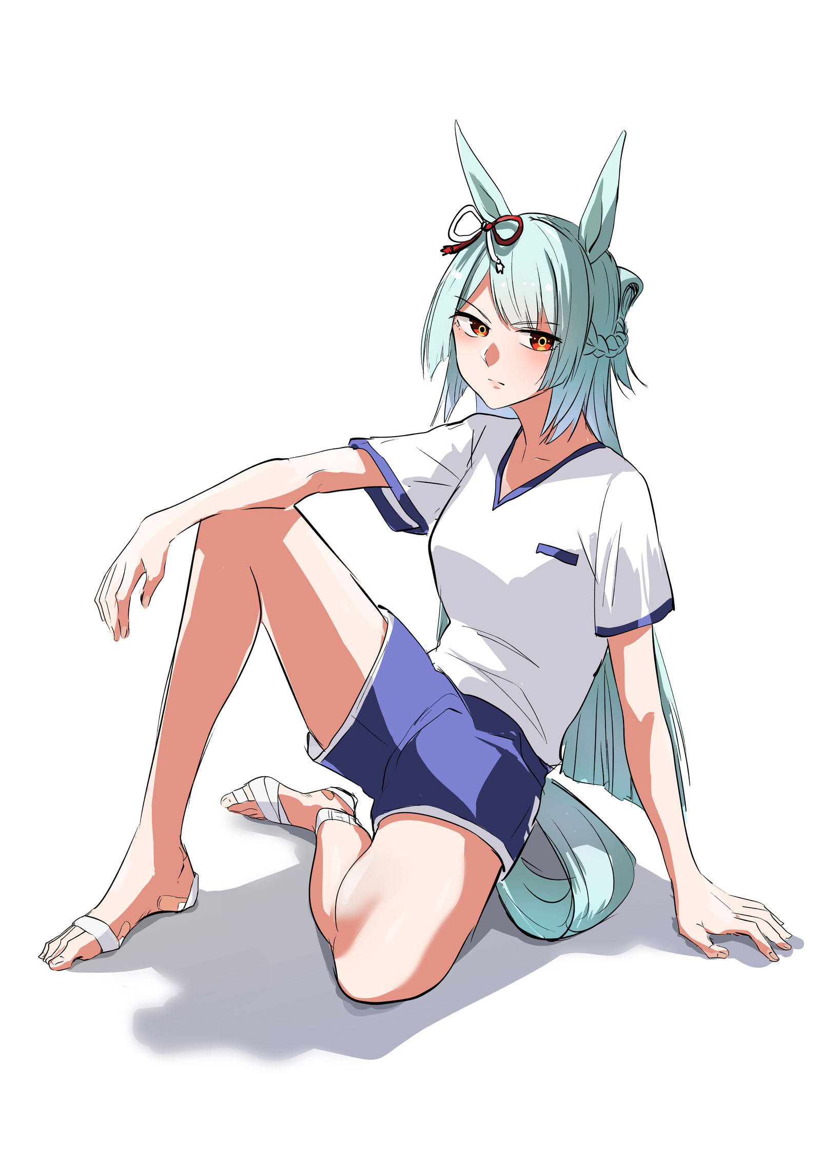 マーチの足插画图片壁纸