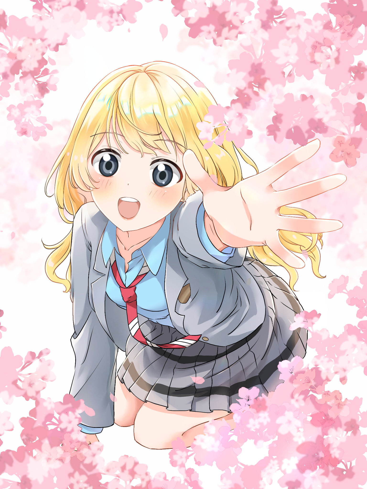 四月要结束啦插画图片壁纸